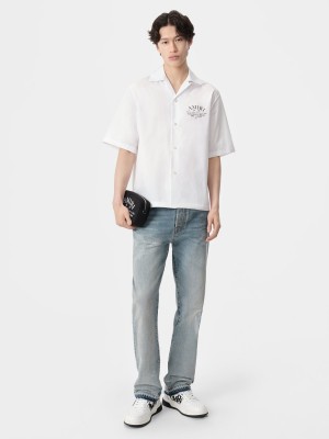 Amiri Arts District Camp Shirt Gömlek Erkek Beyaz | HLQ769184