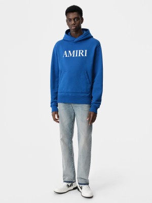 Amiri Core Logo Hoodie Tişörtü Erkek Mavi | RMX132796