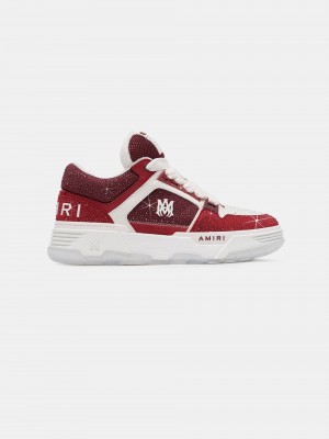 Amiri Crystal Ma-1 Spor Ayakkabı Erkek Bordo | BLJ527106