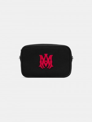 Amiri Ma Canvas Camera Case Çantası Erkek Siyah | RNV413659