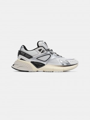 Amiri Ma Runner Spor Ayakkabı Kadın Siyah Beyaz Gümüş | FYV217086