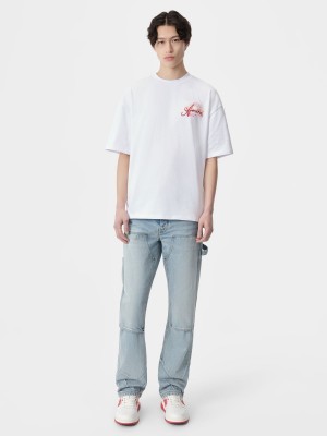 Amiri Paradise Airbrush Tee Tişört Erkek Beyaz | EIT860739