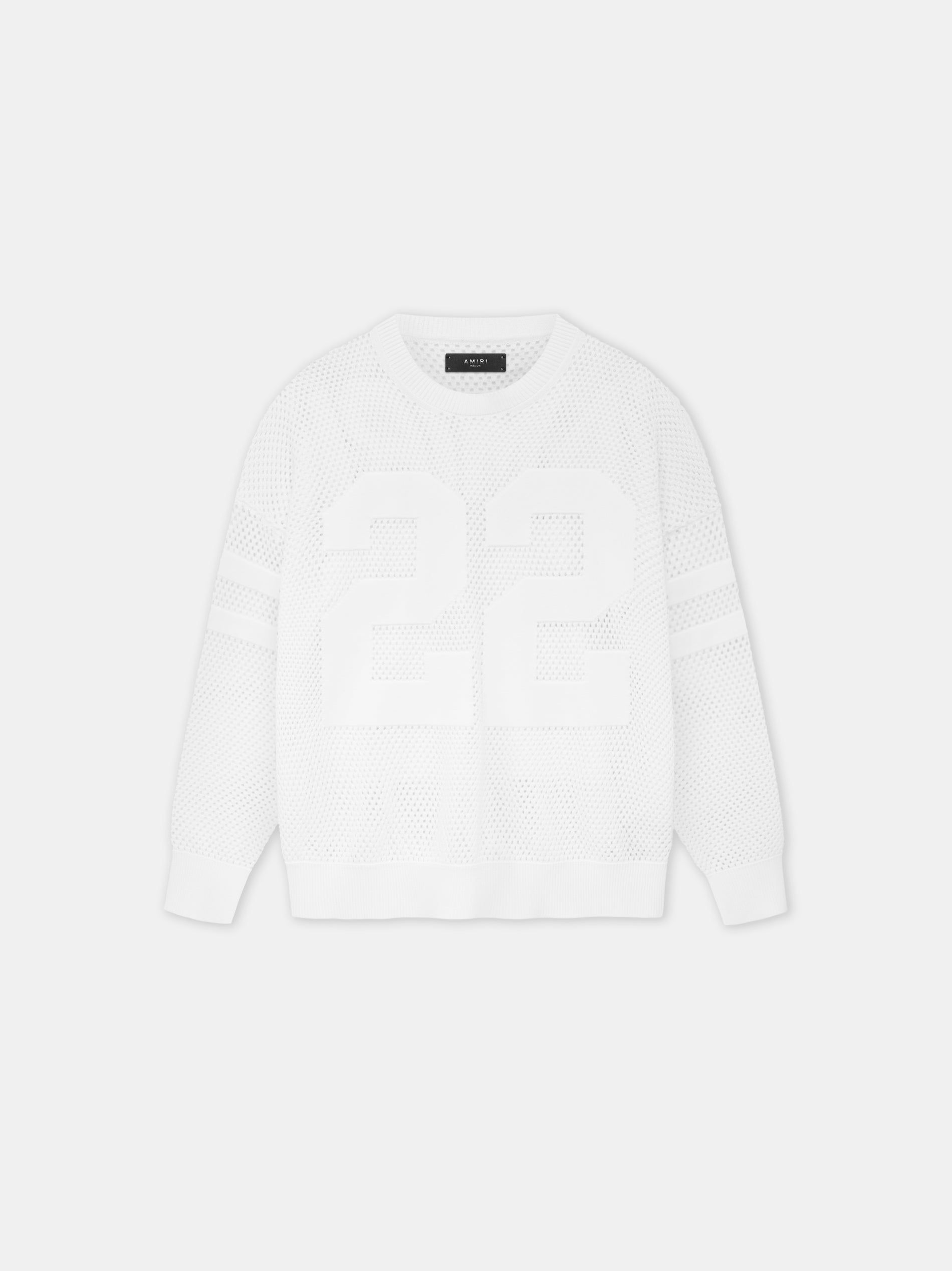 Amiri 22 Crew Triko Erkek Beyaz | ZQN897215