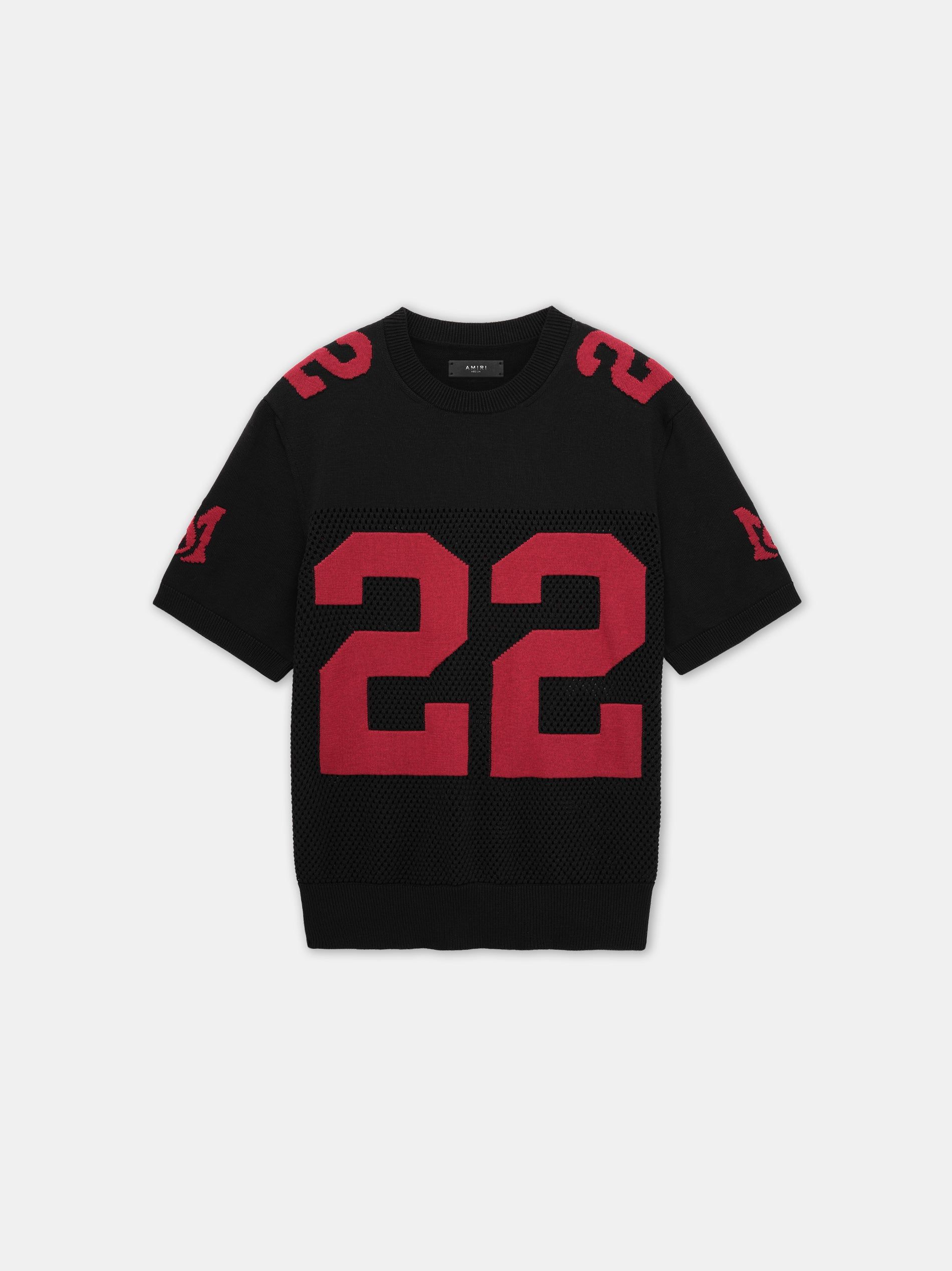 Amiri 22 Tee Triko Erkek Siyah Kırmızı | LMR791024