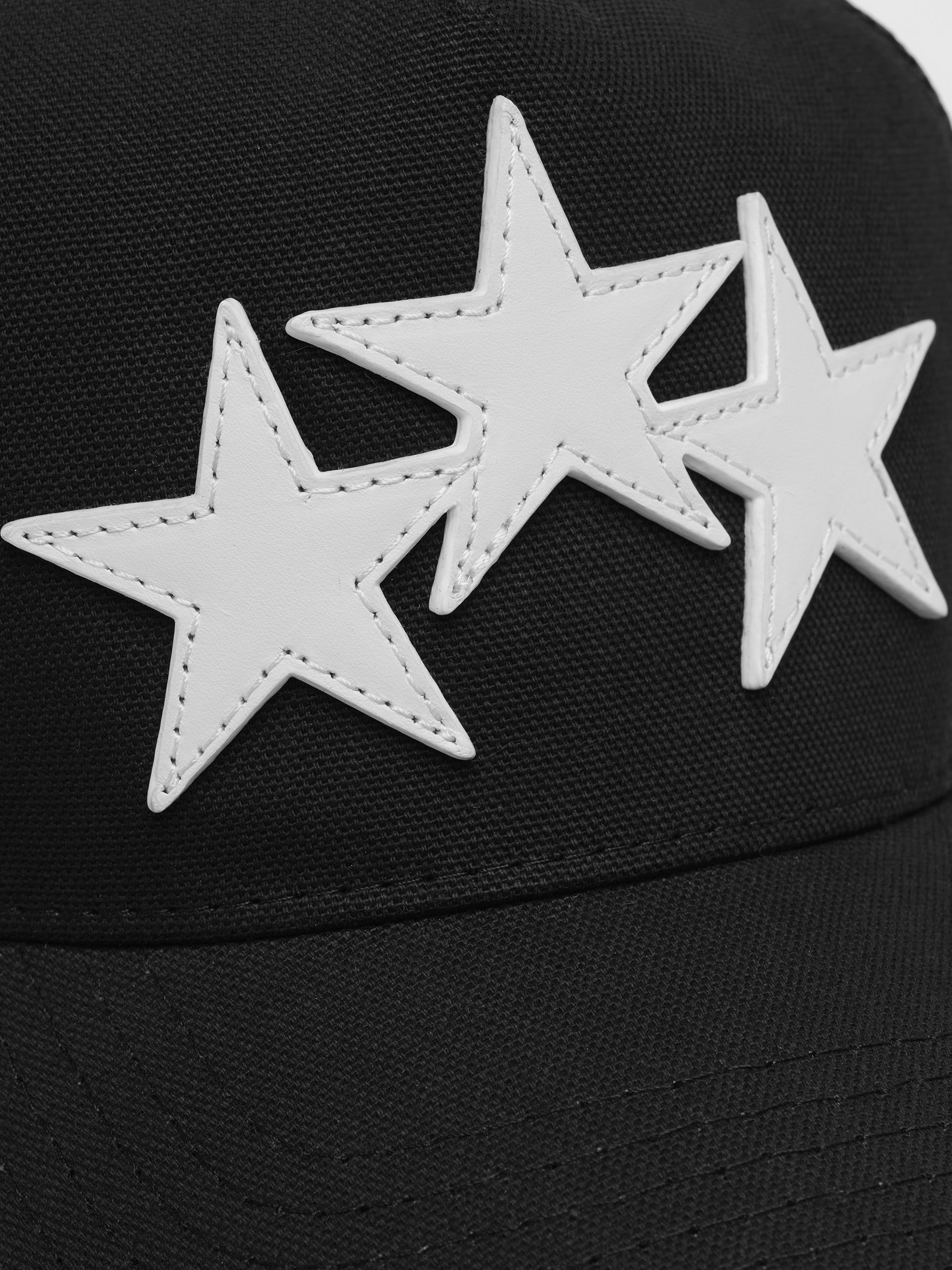 Amiri 3 Star Trucker Hat Şapkalar Erkek Siyah Beyaz | KJW047856