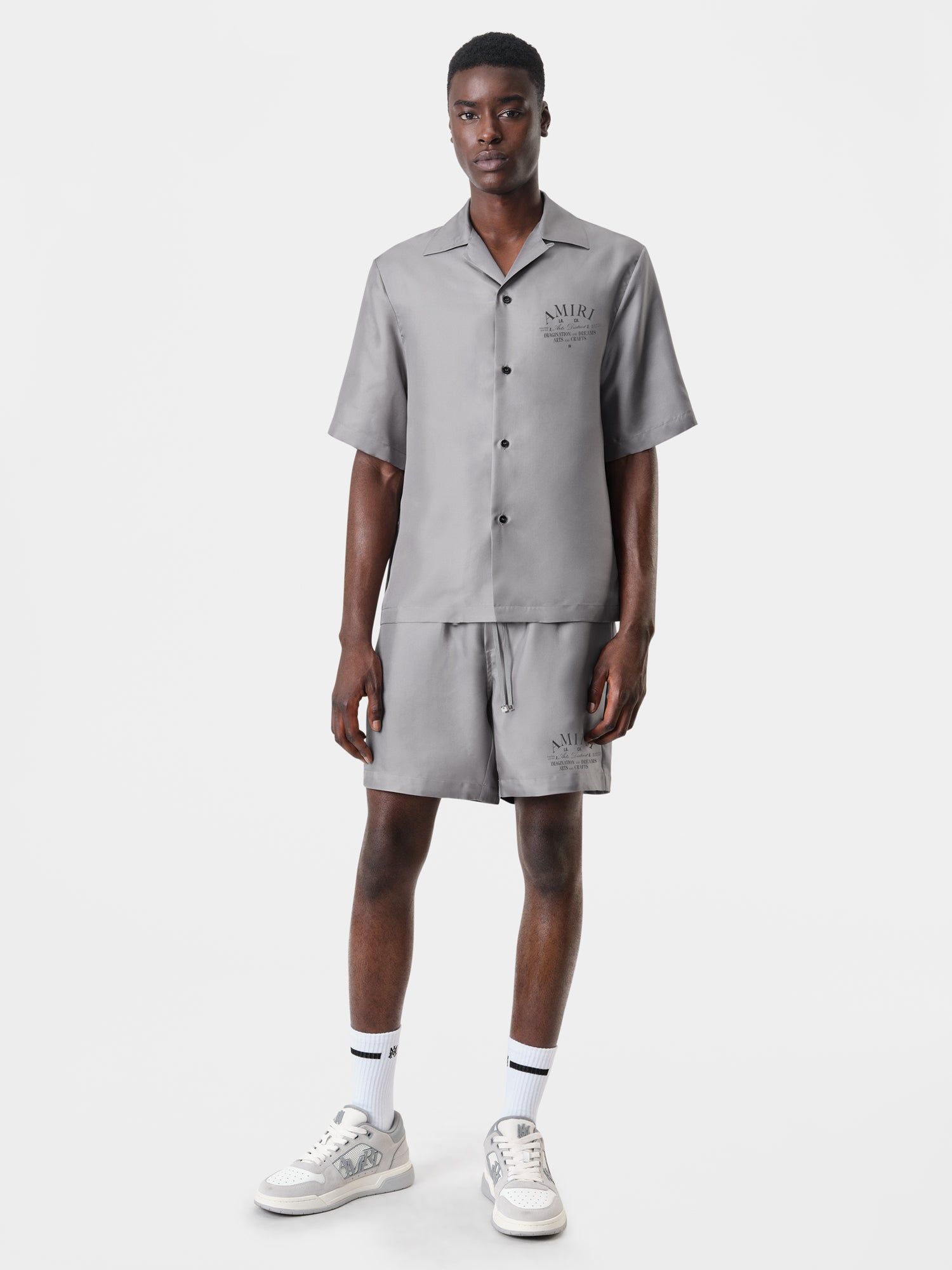 Amiri Arts District Short Şort Erkek Gri | ZHI286794