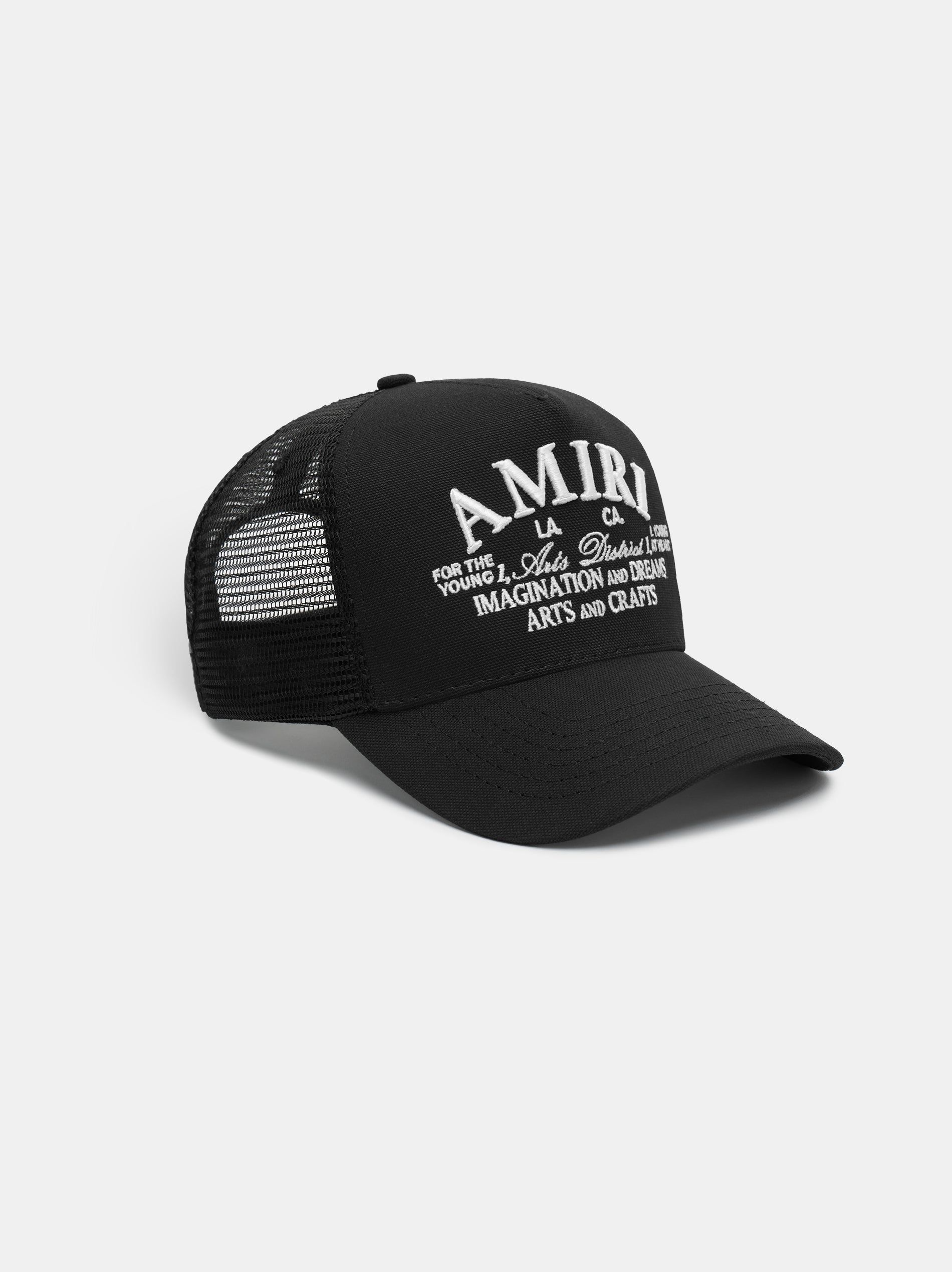 Amiri Arts District Trucker Hat Şapkalar Erkek Siyah | TSF356807