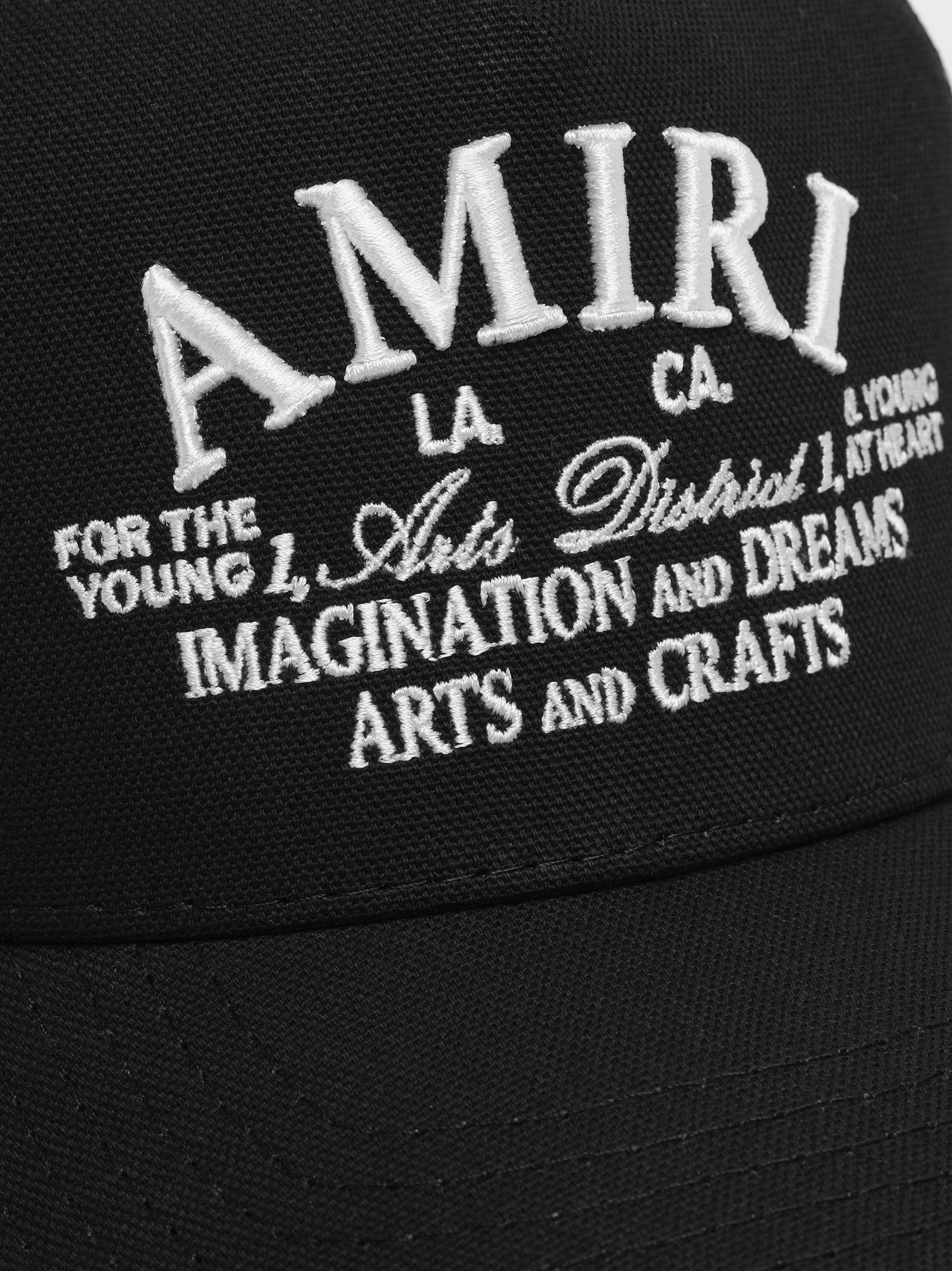 Amiri Arts District Trucker Hat Şapkalar Erkek Siyah | TSF356807