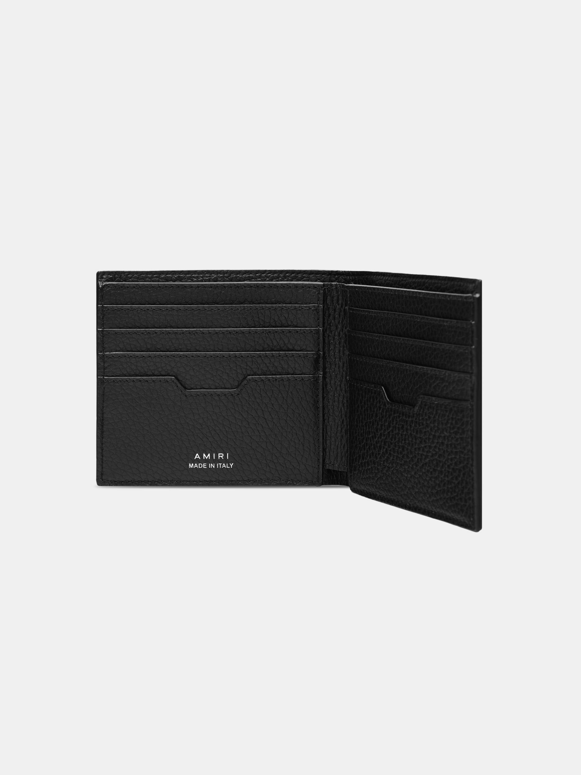 Amiri Bandana Bi-fold Küçük Deri Ürünler Erkek Siyah | ADV901254