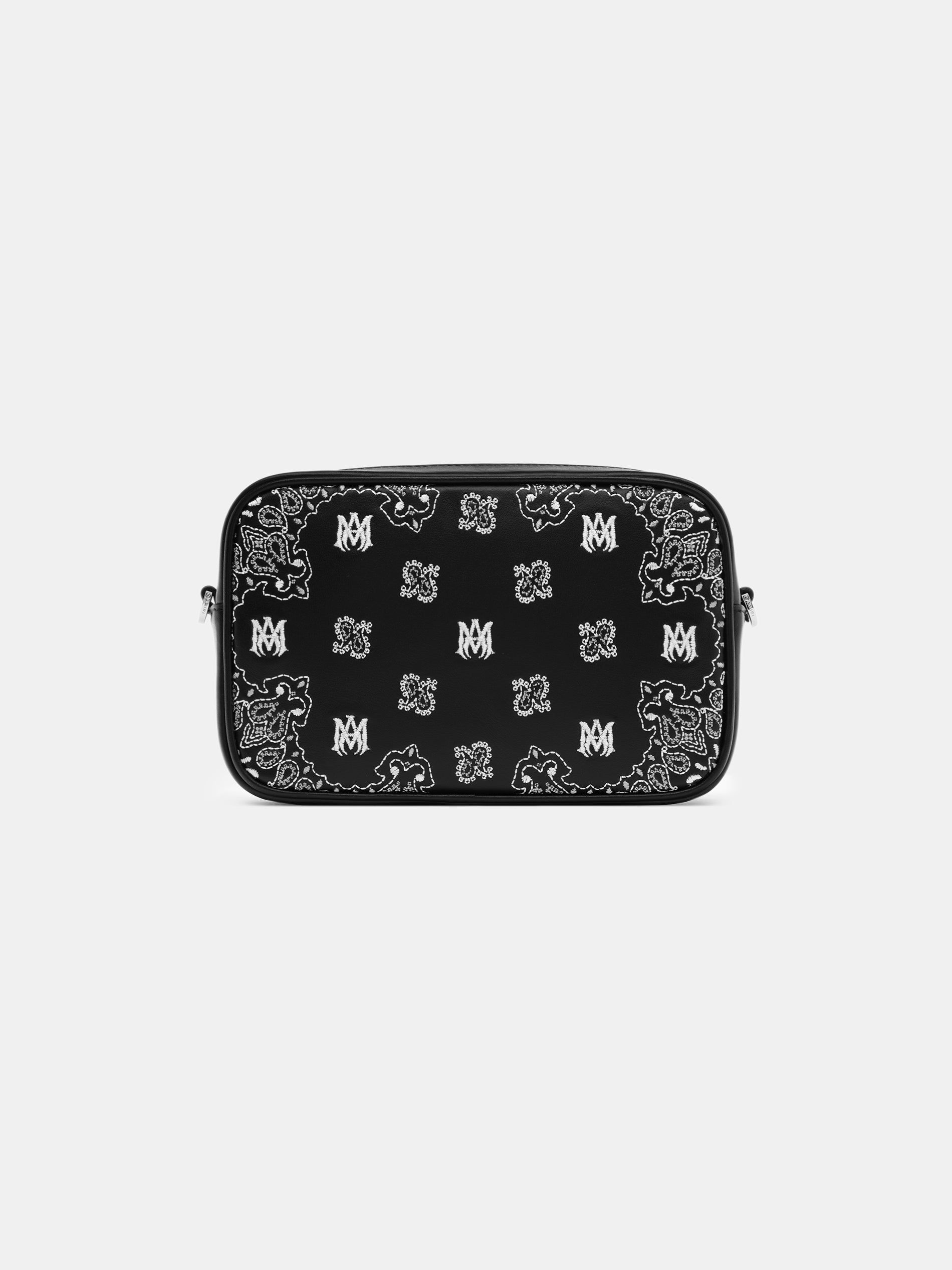 Amiri Bandana Embroidered Camera Case Çantası Erkek Siyah | MNB147236