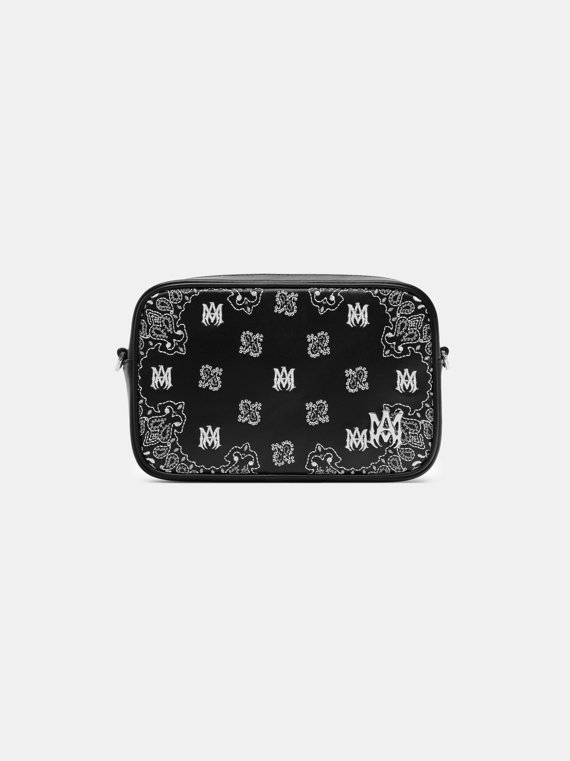 Amiri Bandana Embroidered Camera Case Çantası Erkek Siyah | MNB147236