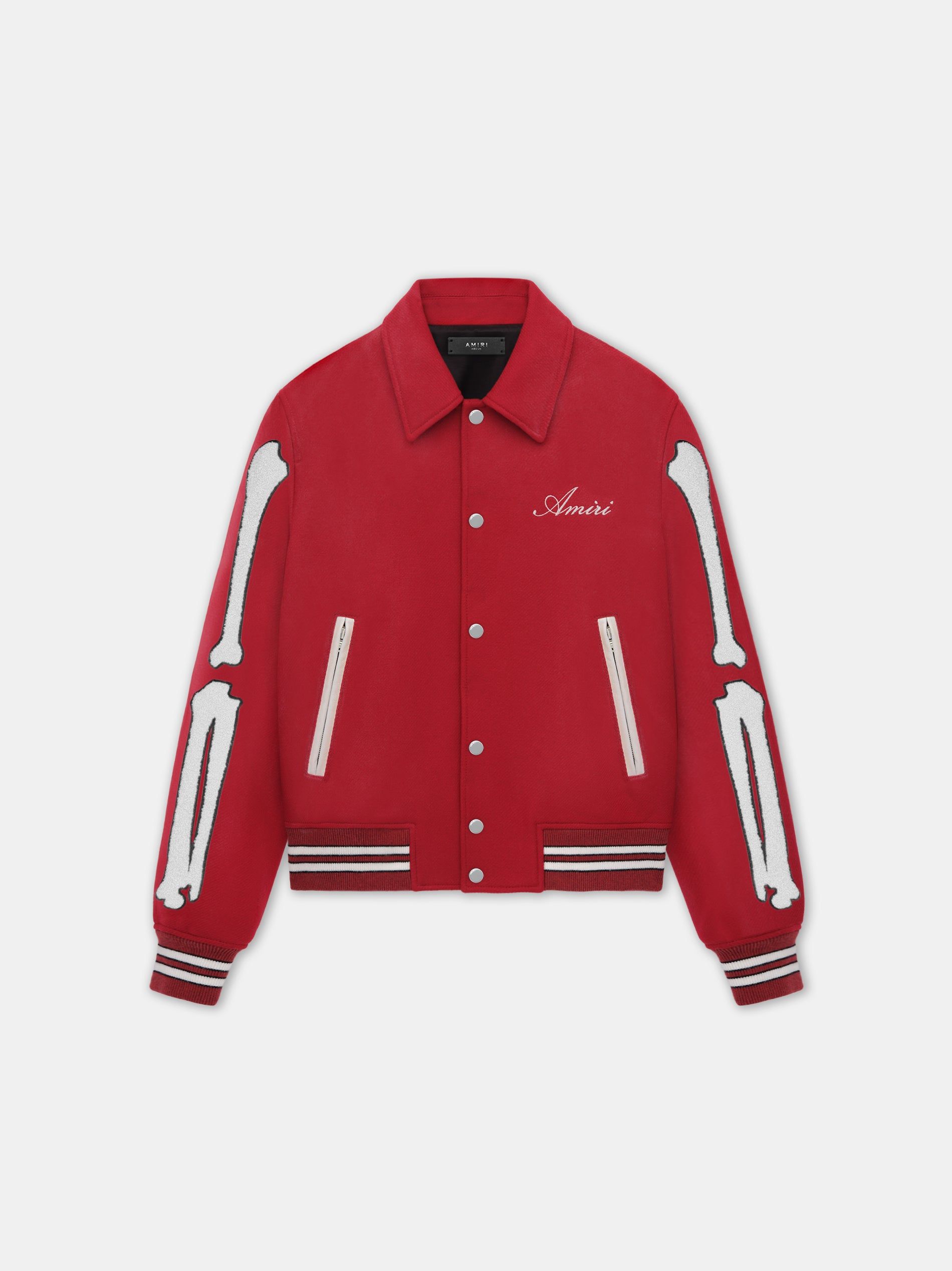 Amiri Bones Jacket Dış Giyim Erkek Kırmızı | GIK732918