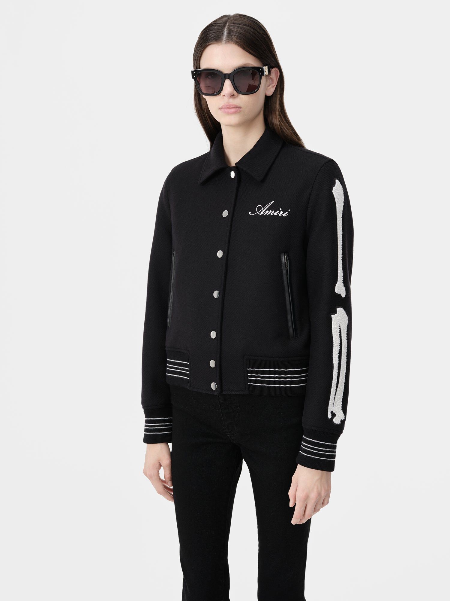 Amiri Bones Jacket Dış Giyim Kadın Siyah | HMJ319286