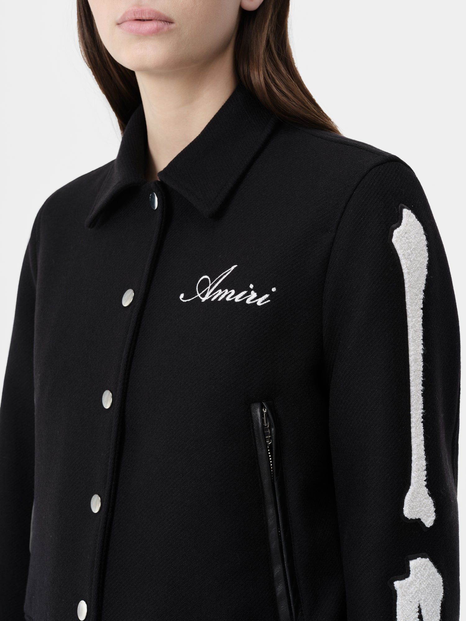 Amiri Bones Jacket Dış Giyim Kadın Siyah | HMJ319286