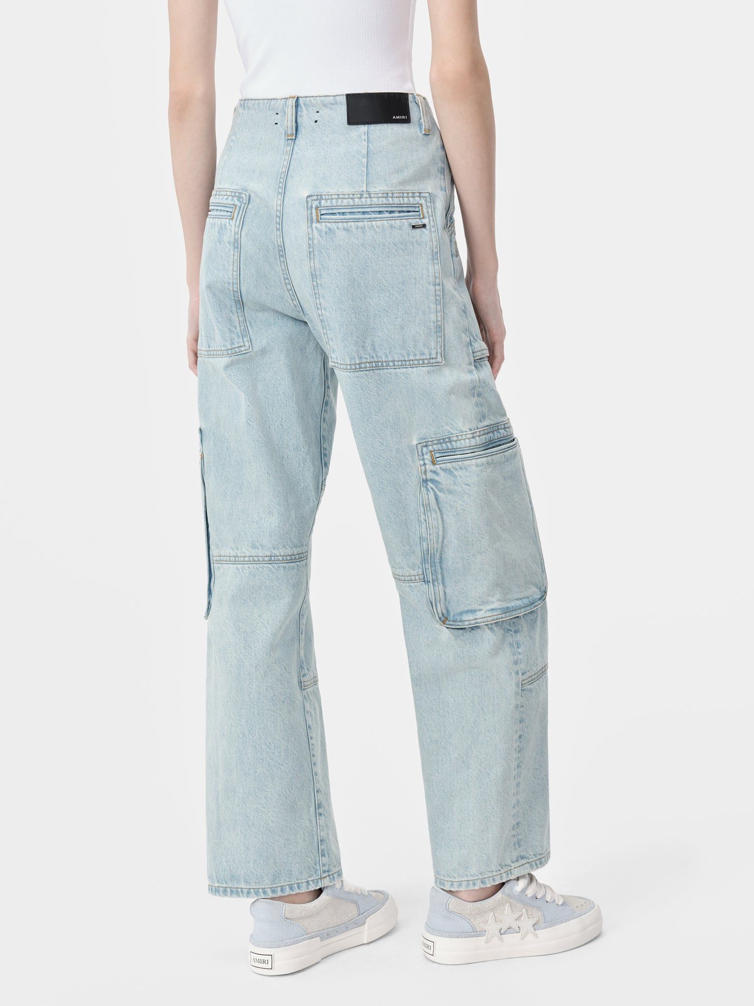 Amiri Cargo Loose Pantolon Kadın Açık Indigo | SHX013652