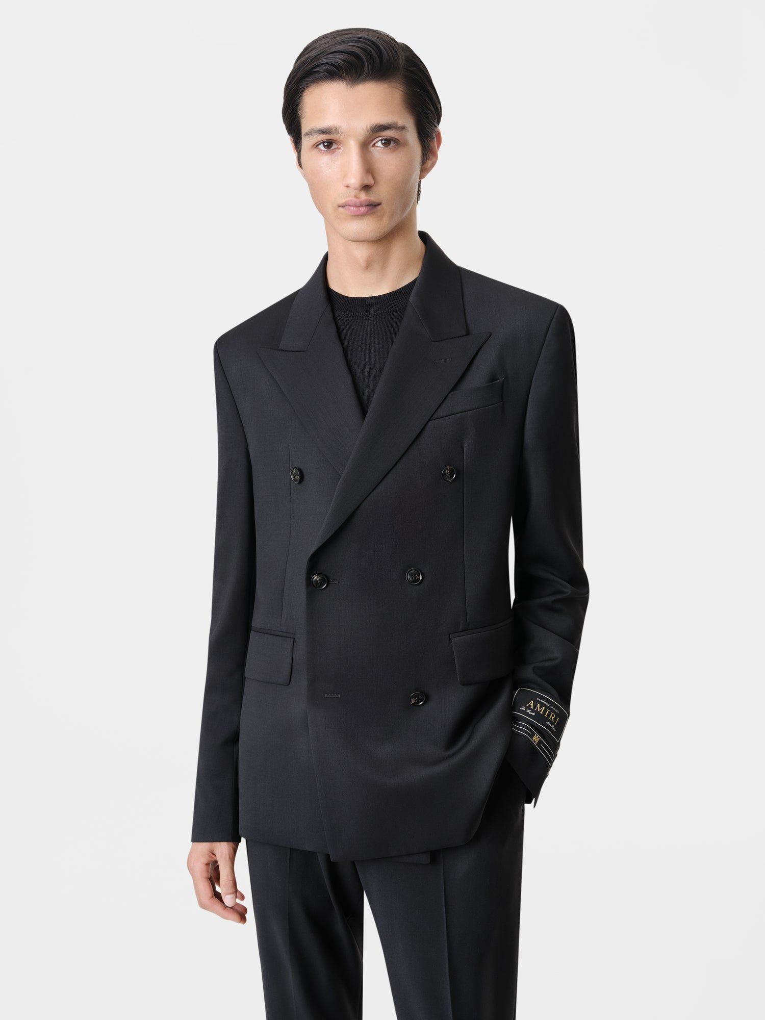 Amiri Double Breast Blazer-black Dış Giyim Erkek Siyah | RZT138265