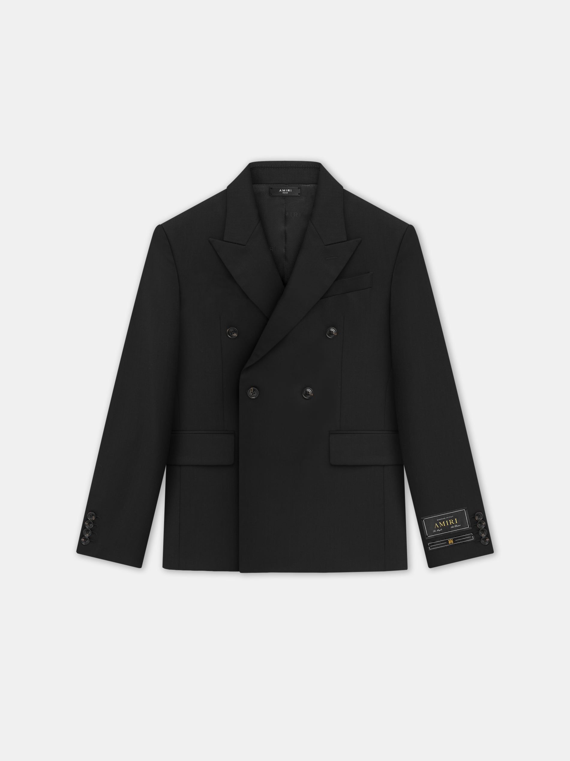 Amiri Double Breast Blazer-black Dış Giyim Erkek Siyah | RZT138265