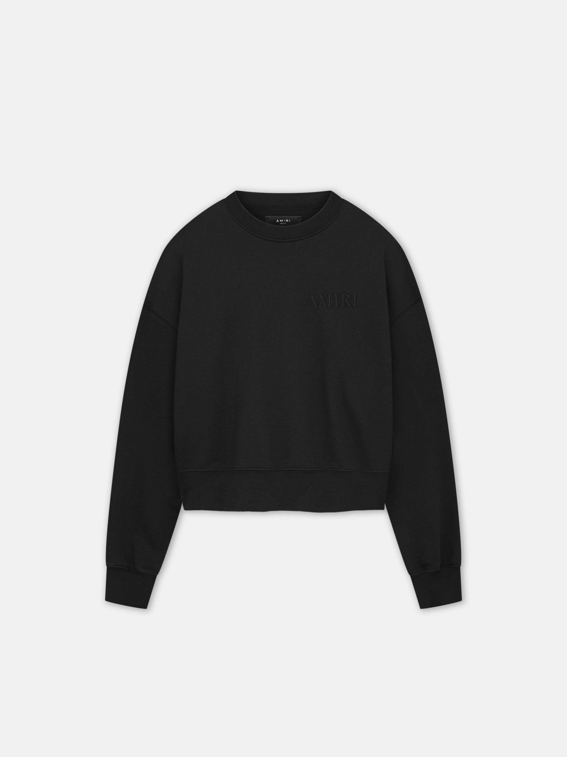Amiri Embroidered Crew Tişört Kadın Siyah | LMI756190
