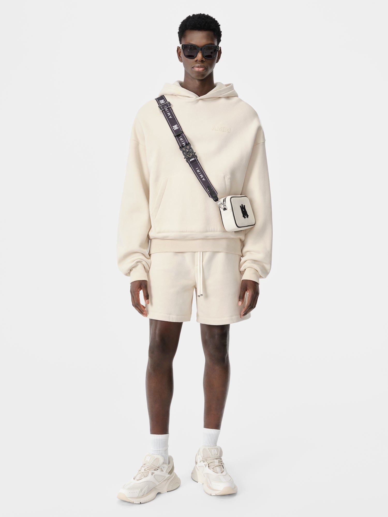 Amiri Embroidered Short Şort Erkek Birch | RVC291560