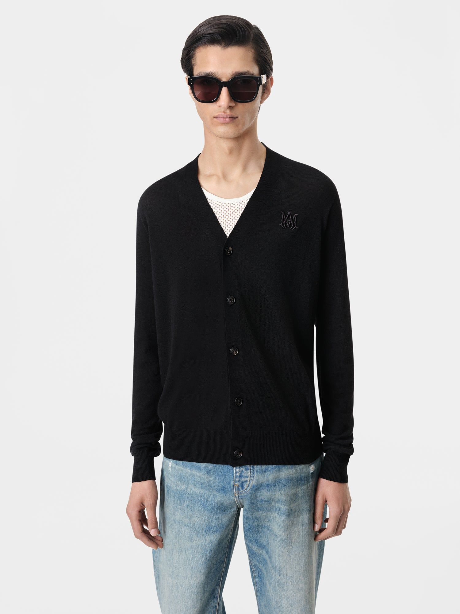 Amiri Ma Cardigan Triko Erkek Siyah | DGB783165