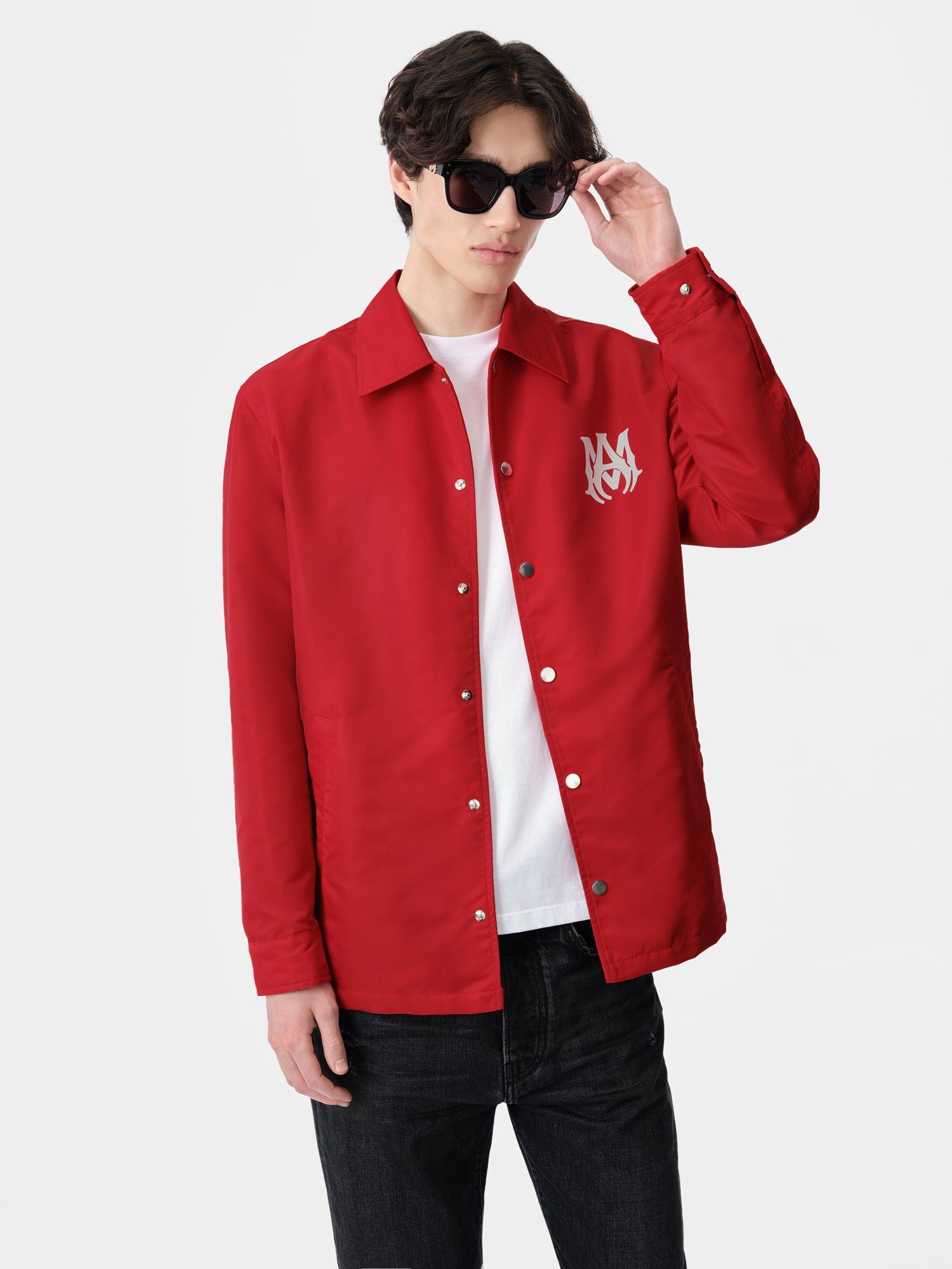 Amiri Ma Coach Jacket Dış Giyim Erkek Kırmızı | UPW932087
