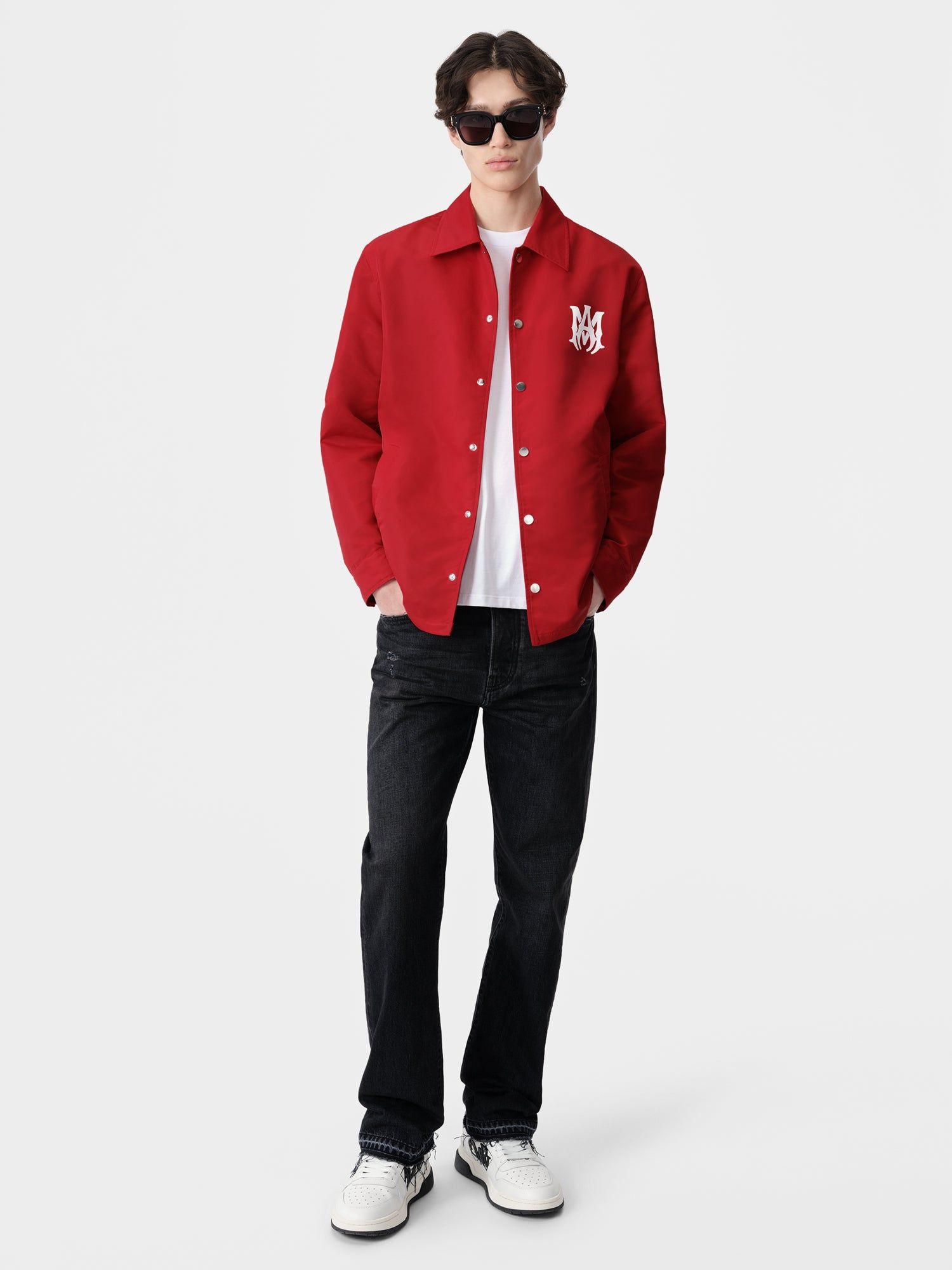 Amiri Ma Coach Jacket Dış Giyim Erkek Kırmızı | UPW932087