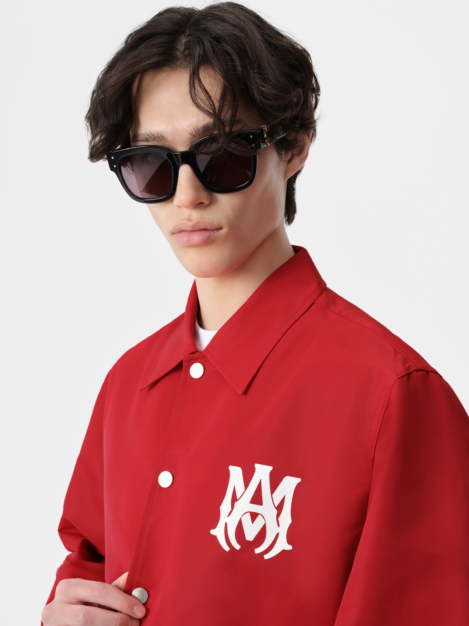 Amiri Ma Coach Jacket Dış Giyim Erkek Kırmızı | UPW932087