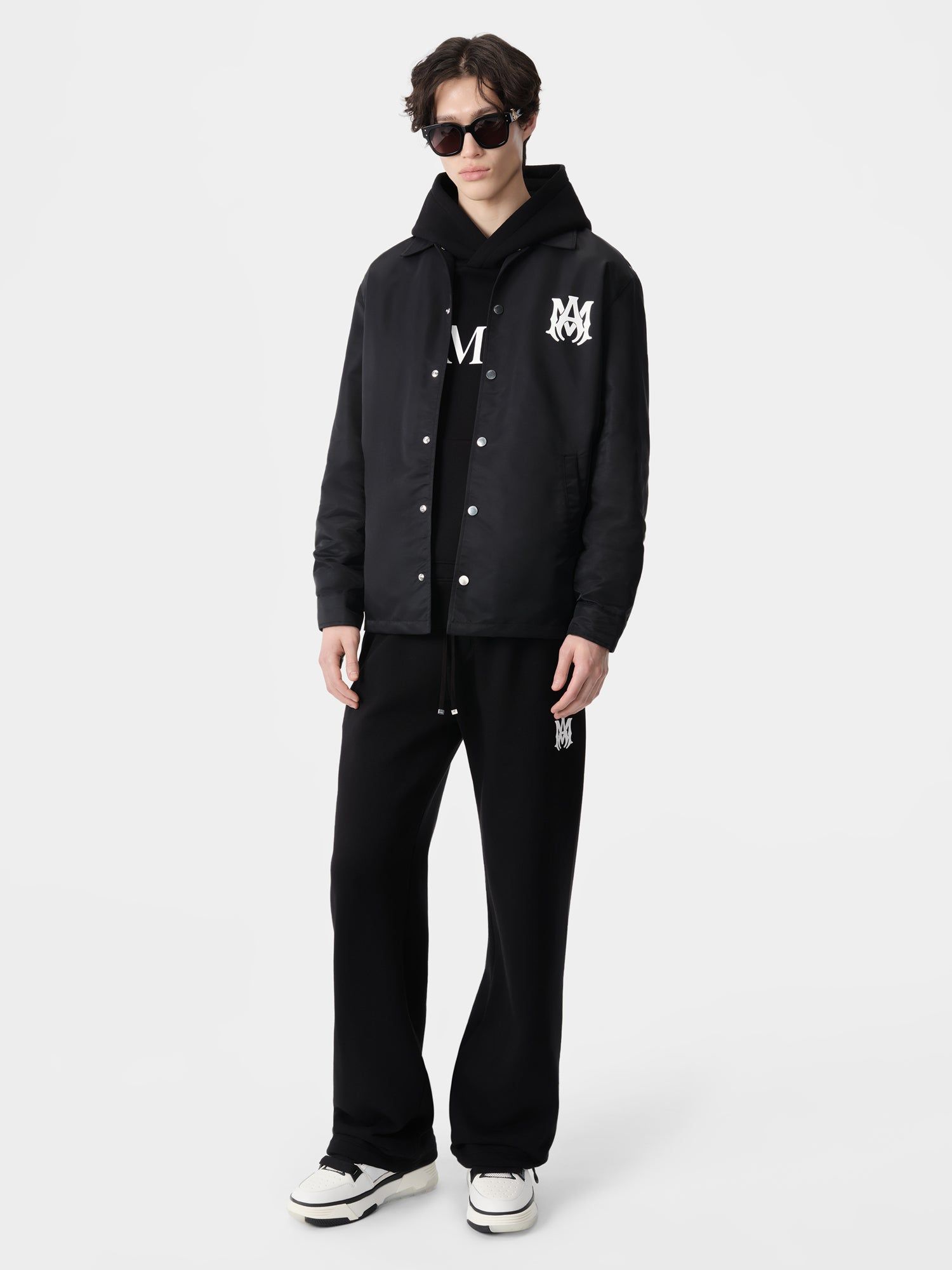Amiri Ma Coach Jacket Dış Giyim Erkek Siyah | YLQ751983