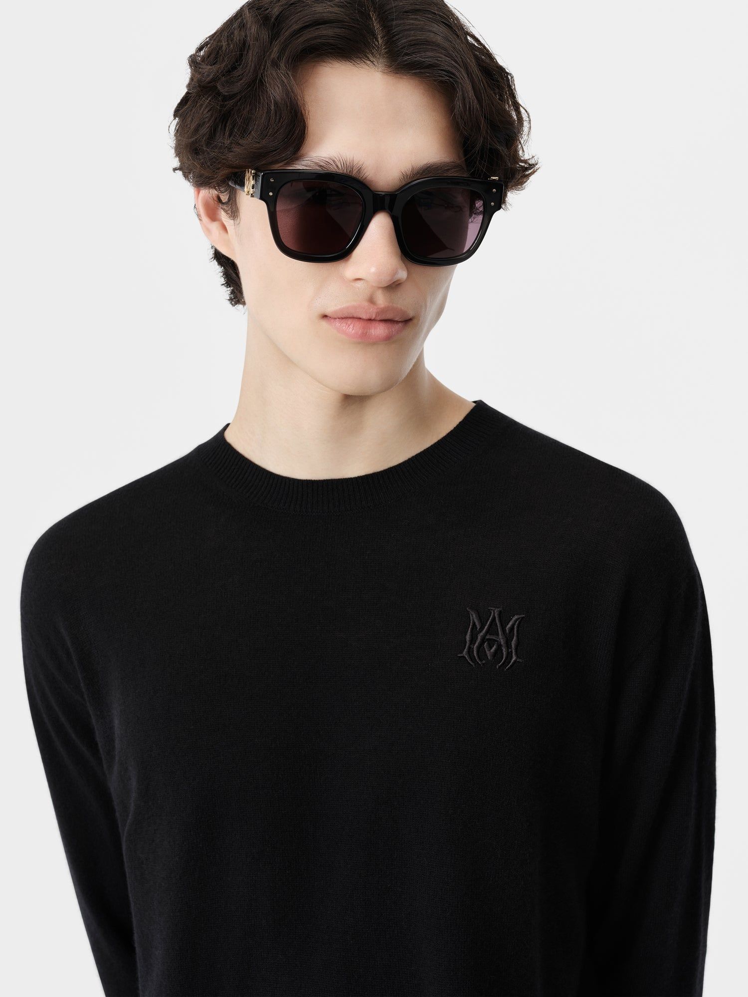 Amiri Ma Crew Triko Erkek Siyah | HSM842693