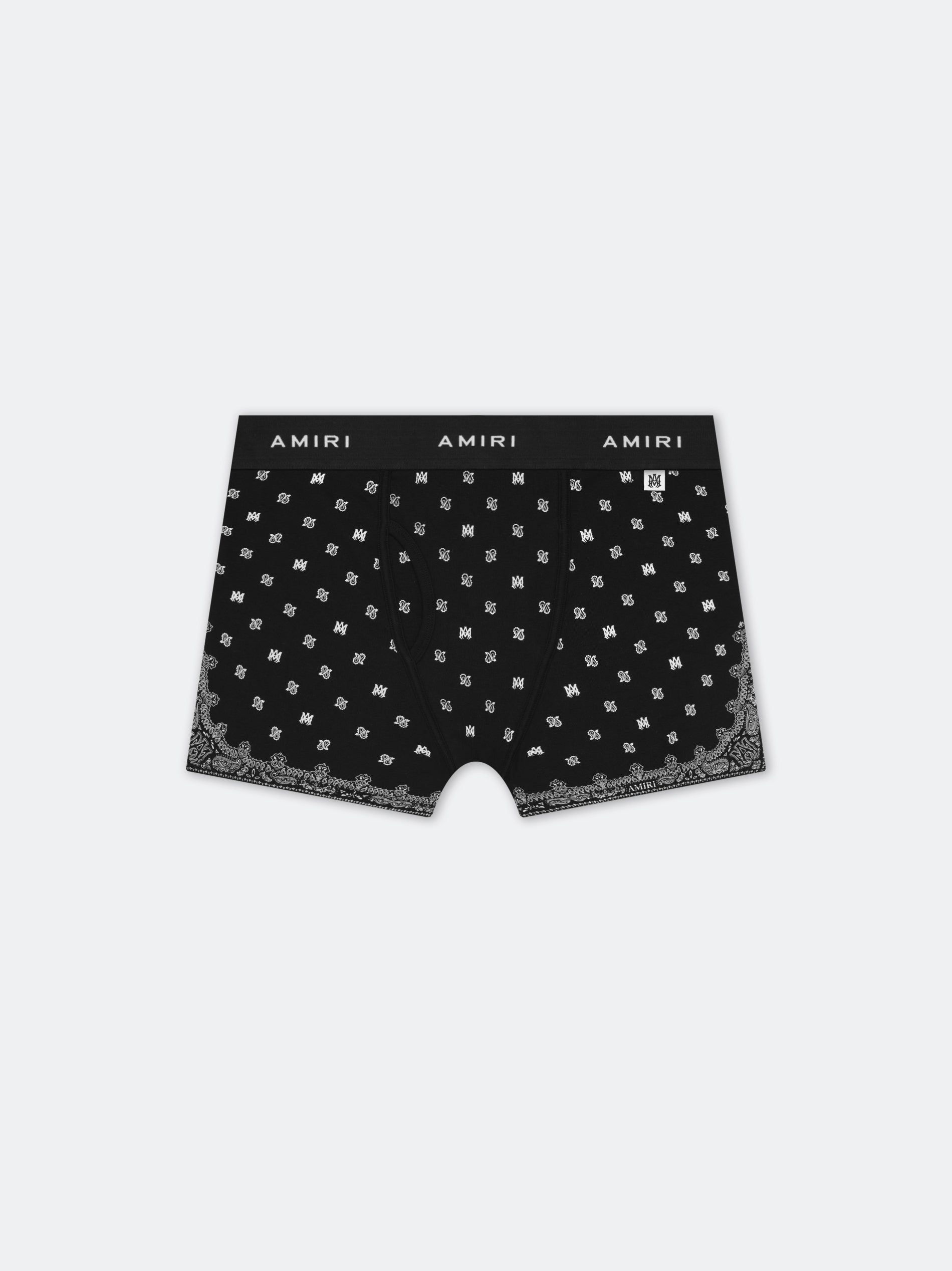 Amiri Ma Paisley Briefs 2 Pack Külot Erkek Siyah | YSL841596