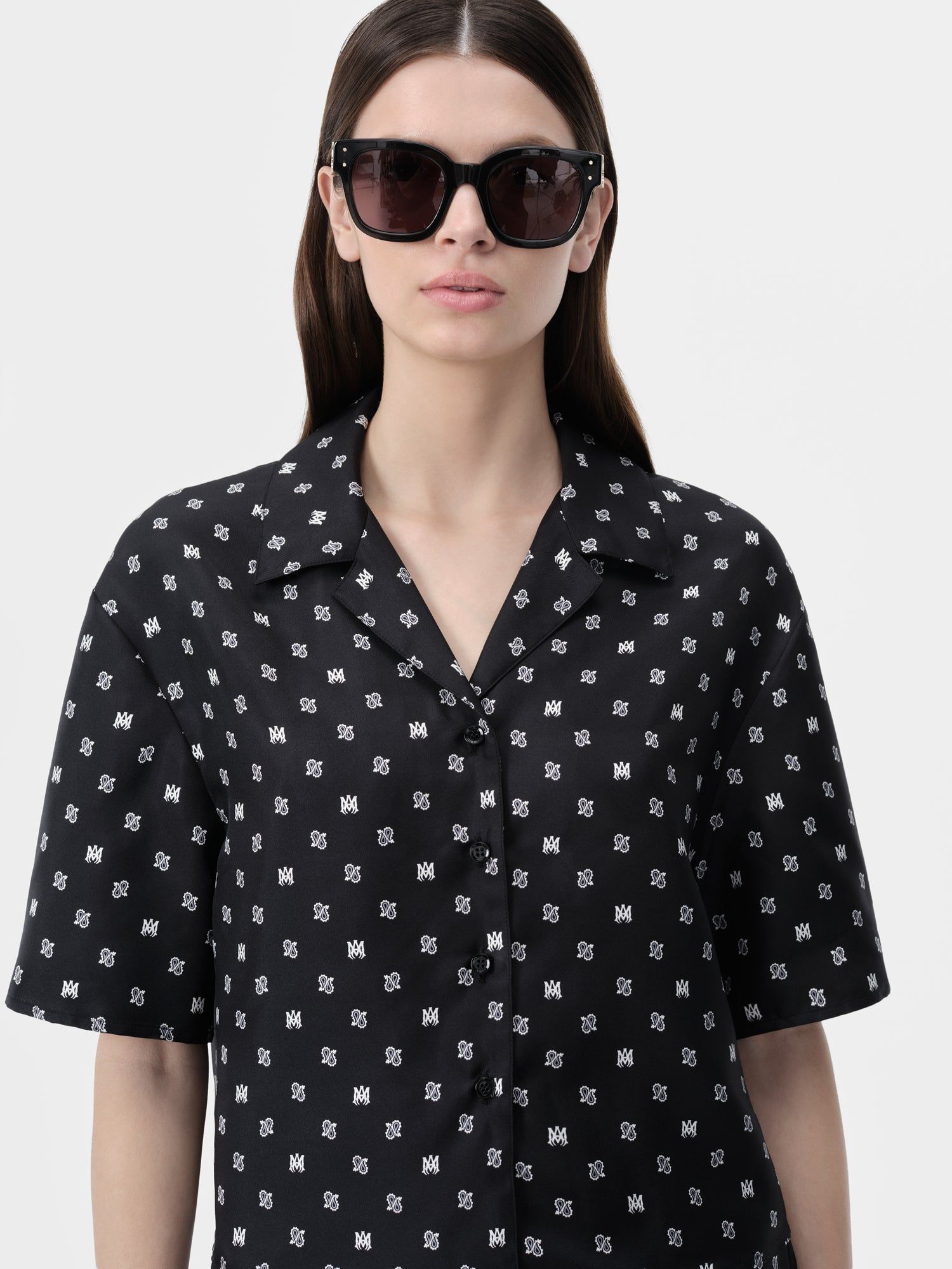 Amiri Ma Paisley Shirt Gömlek Kadın Siyah | VCF408316