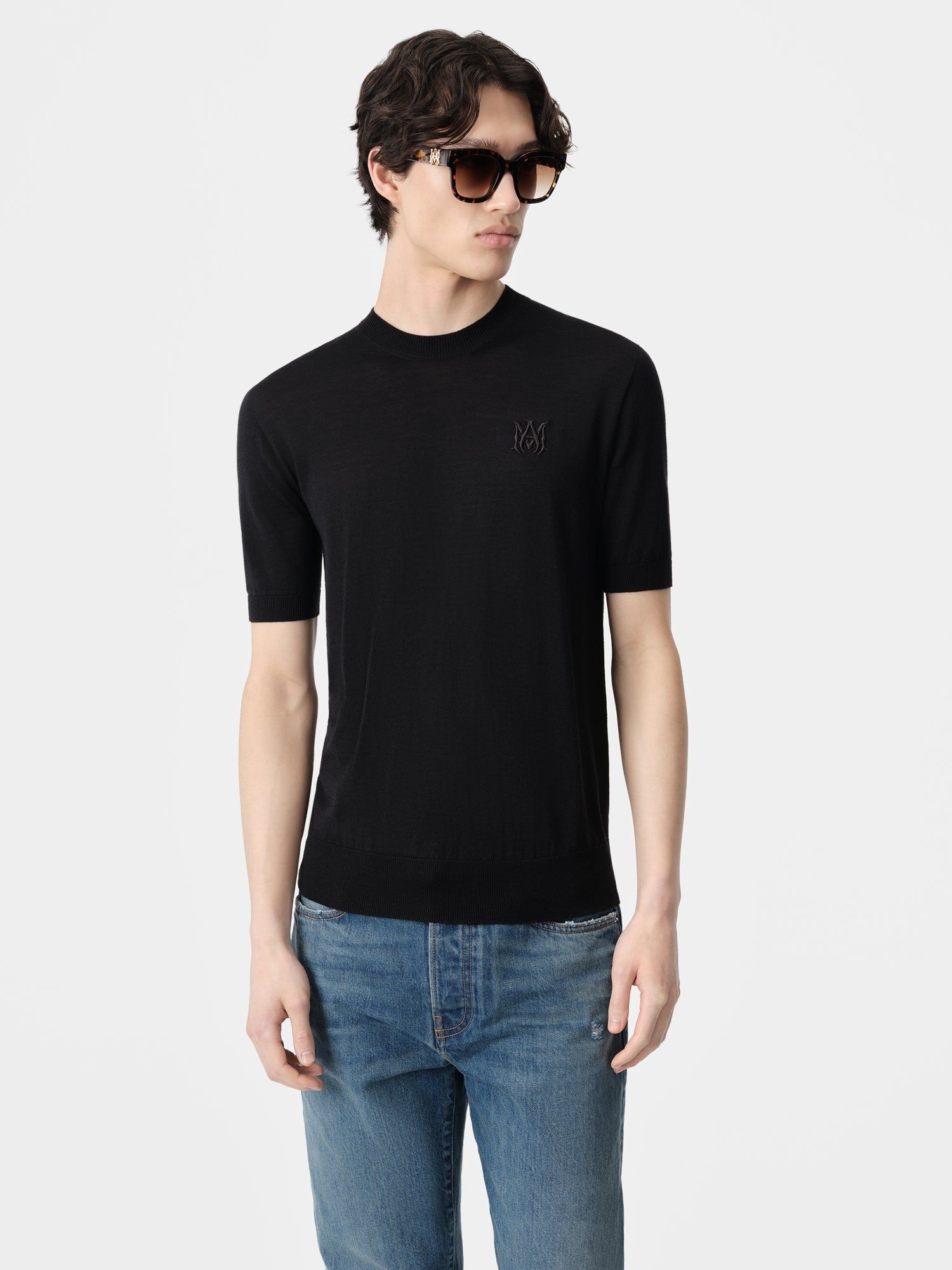 Amiri Ma Tee Triko Erkek Siyah | CZY836470