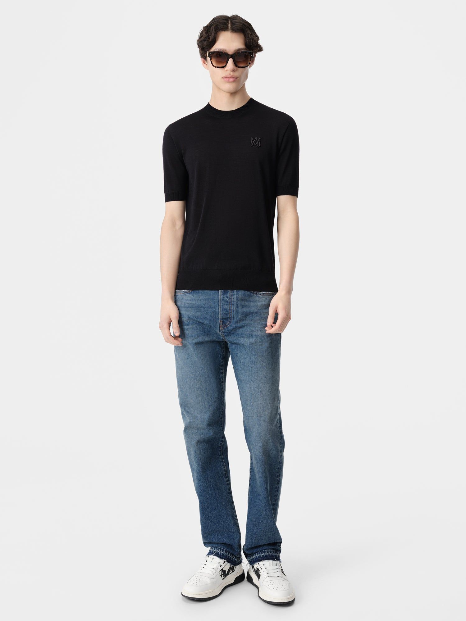 Amiri Ma Tee Triko Erkek Siyah | CZY836470