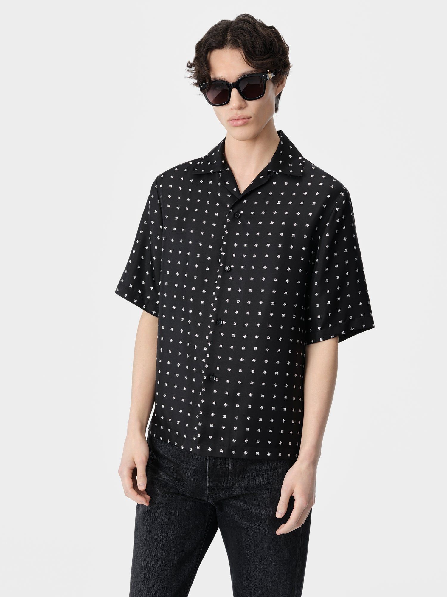 Amiri Mix And Match Ma Shirt Gömlek Erkek Siyah | STR537682