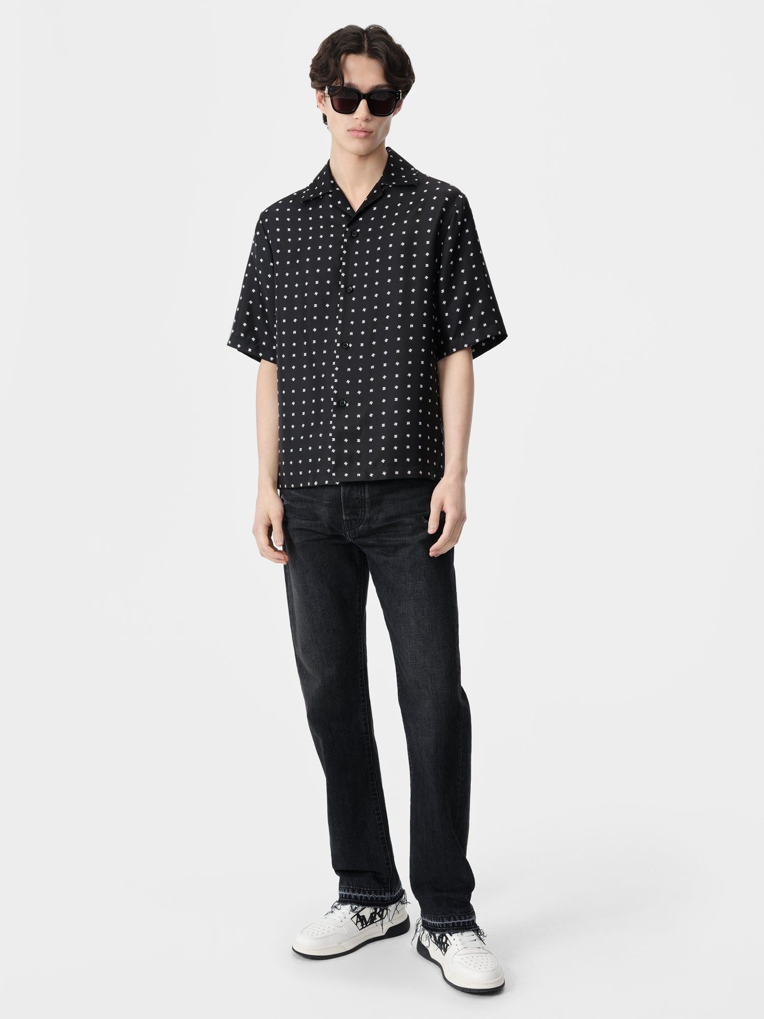 Amiri Mix And Match Ma Shirt Gömlek Erkek Siyah | STR537682