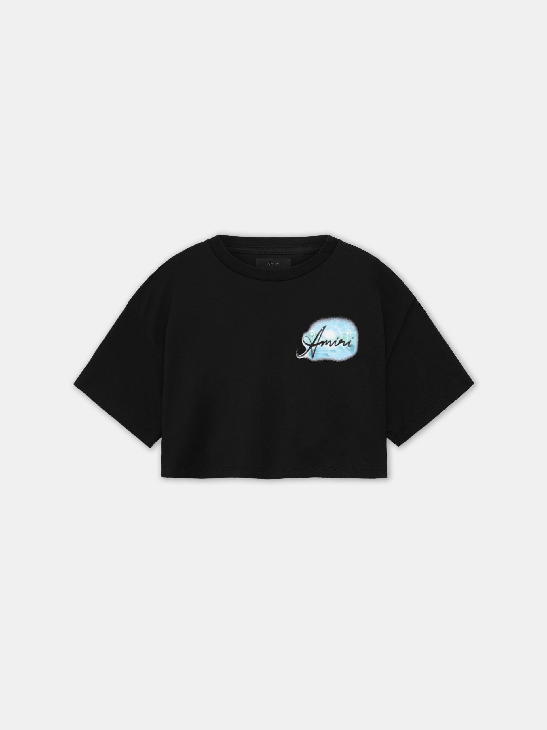 Amiri Paradise Airbrush Tee Tişört Kadın Siyah | PFZ412638