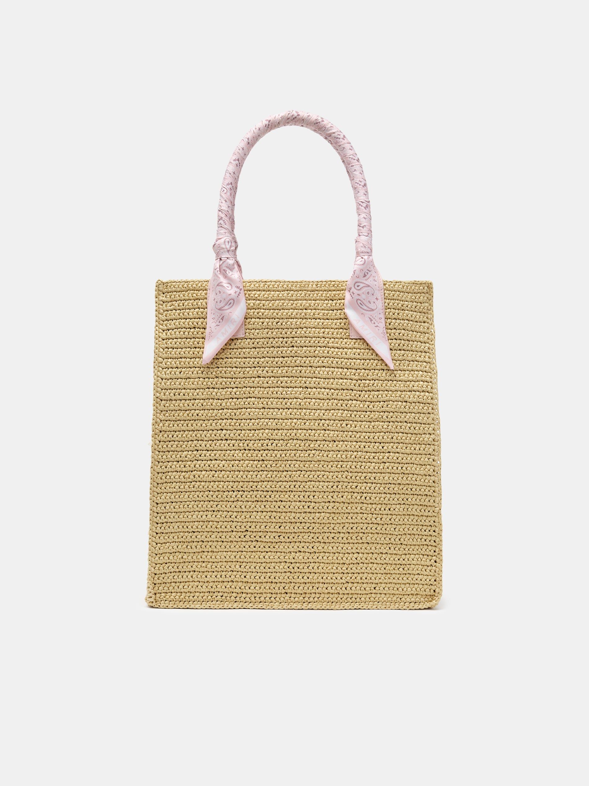 Amiri Raffia Tote Çantası Erkek Pembe | IWD102359