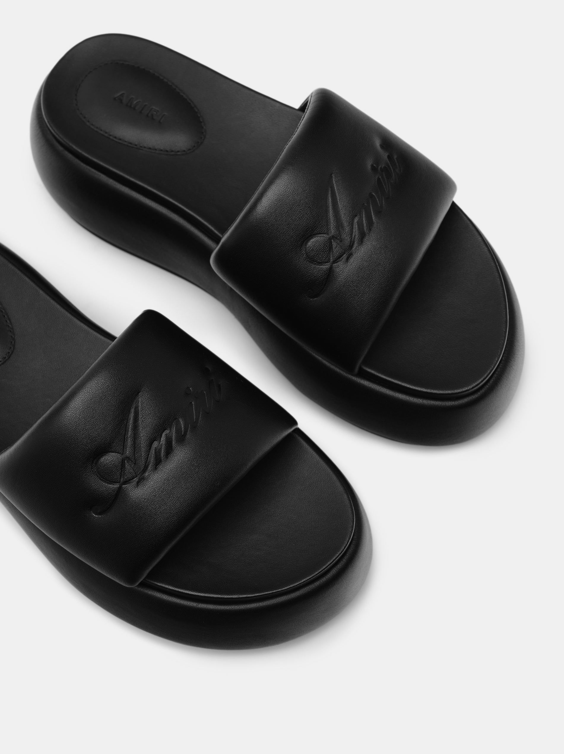 Amiri Script Platform Sandal Sandalet Kadın Siyah | FBW486573