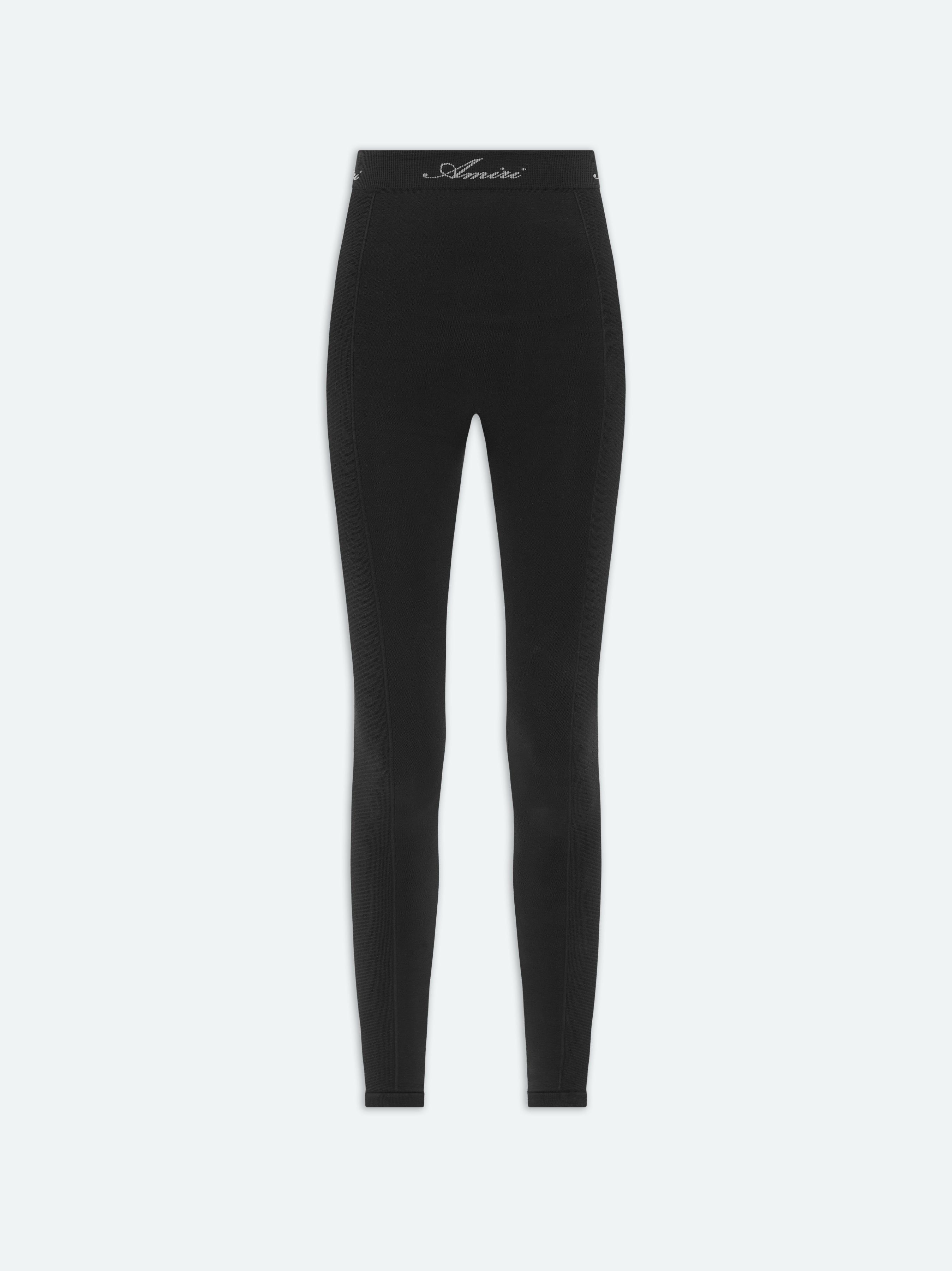 Amiri Seamless Leggings Spor Giyim Kadın Siyah | RWA849021