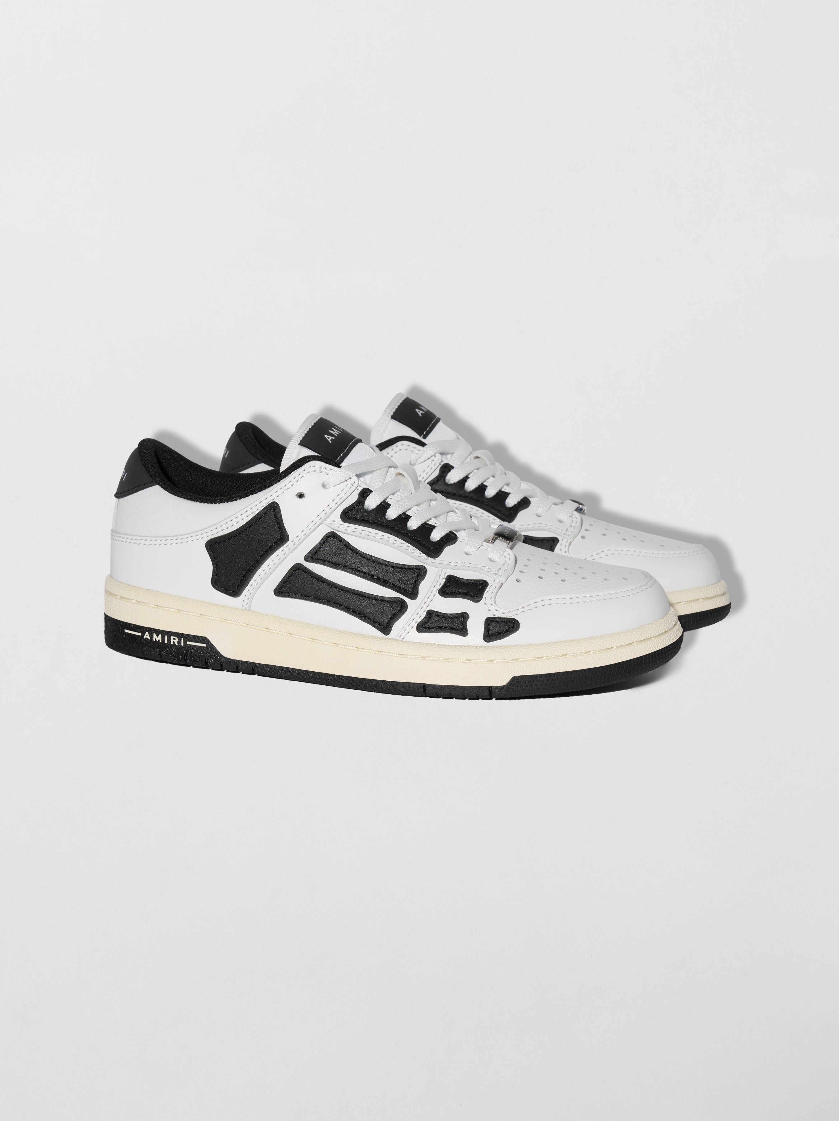 Amiri Skel-top Low Spor Ayakkabı Kadın Beyaz Siyah | PHW217840