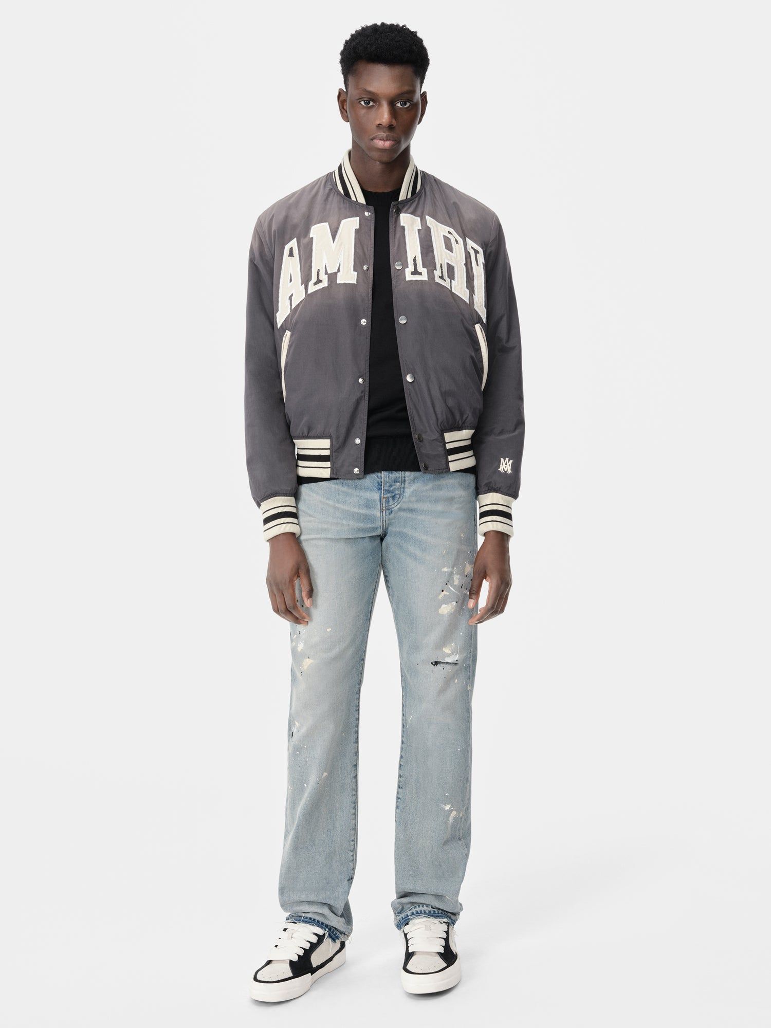 Amiri Sun Faded Bomber Dış Giyim Erkek Siyah | XEC275109