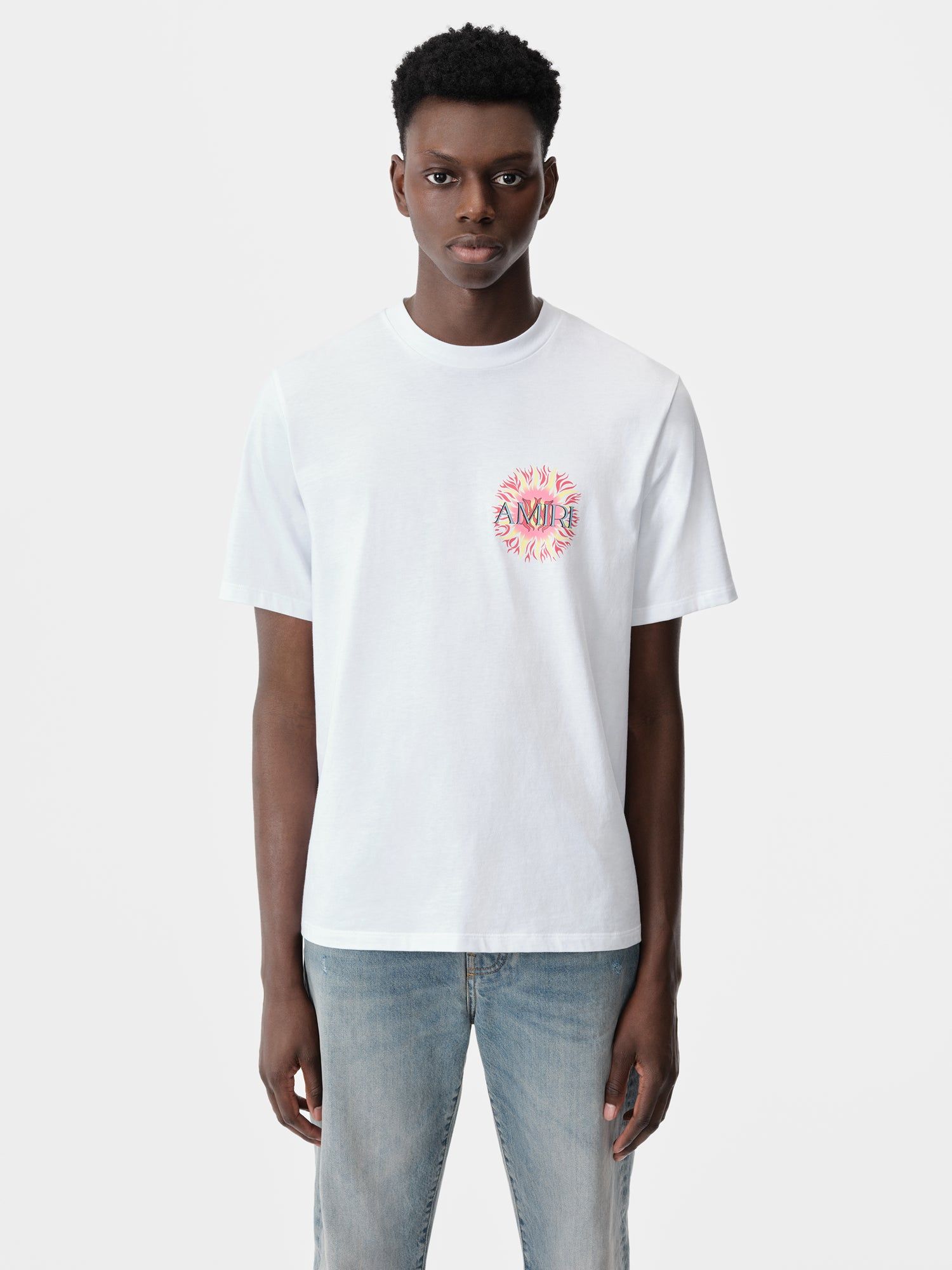 Amiri Sun Tee Tişört Erkek Beyaz | OYQ329054