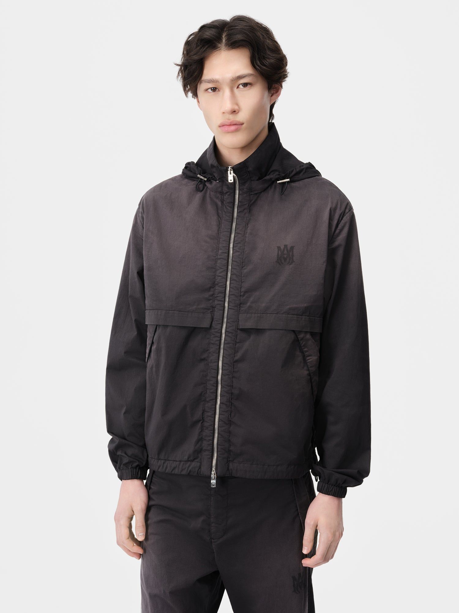 Amiri Sunfaded Ma Windbreaker Dış Giyim Erkek Siyah | OKQ342978