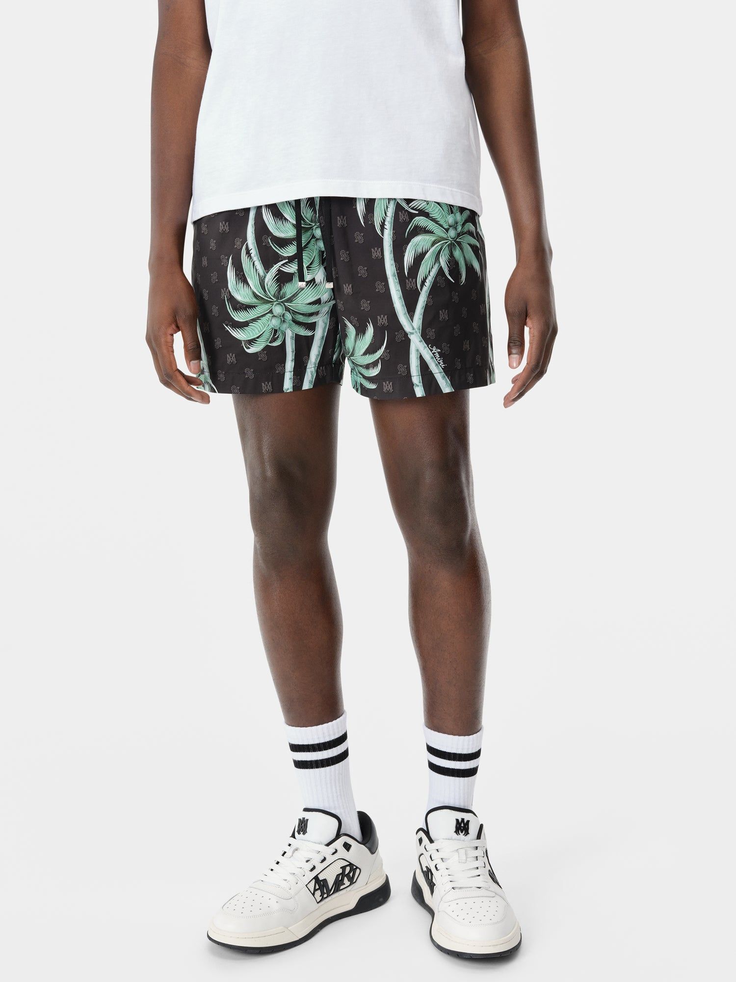 Amiri Twisted Palms Swim Trunk Mayo Erkek Siyah | WRY206158