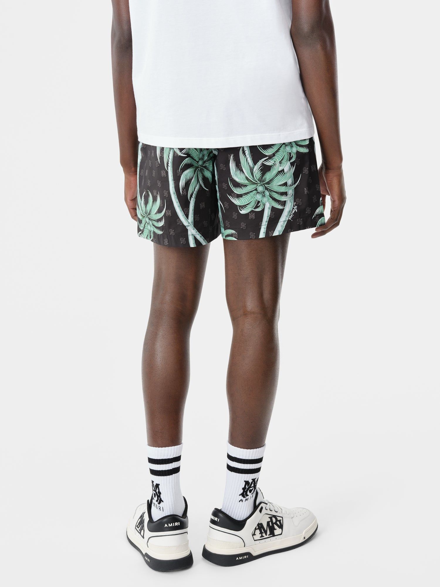 Amiri Twisted Palms Swim Trunk Mayo Erkek Siyah | WRY206158