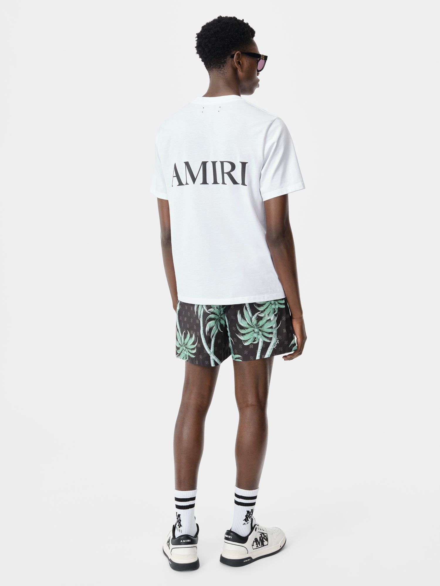 Amiri Twisted Palms Swim Trunk Mayo Erkek Siyah | WRY206158