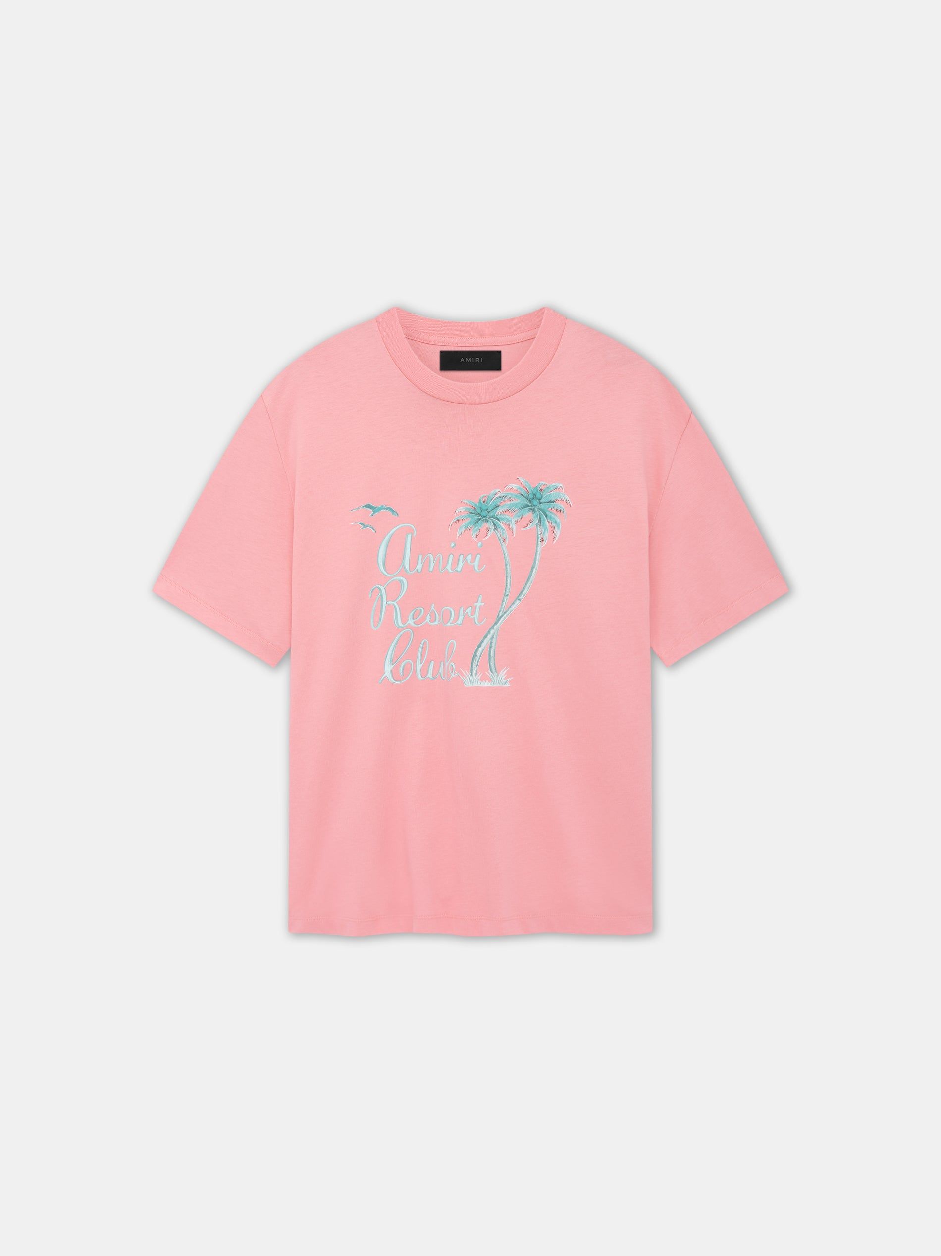Amiri Twisted Palms Tee Tişört Erkek Pembe | MNV520314