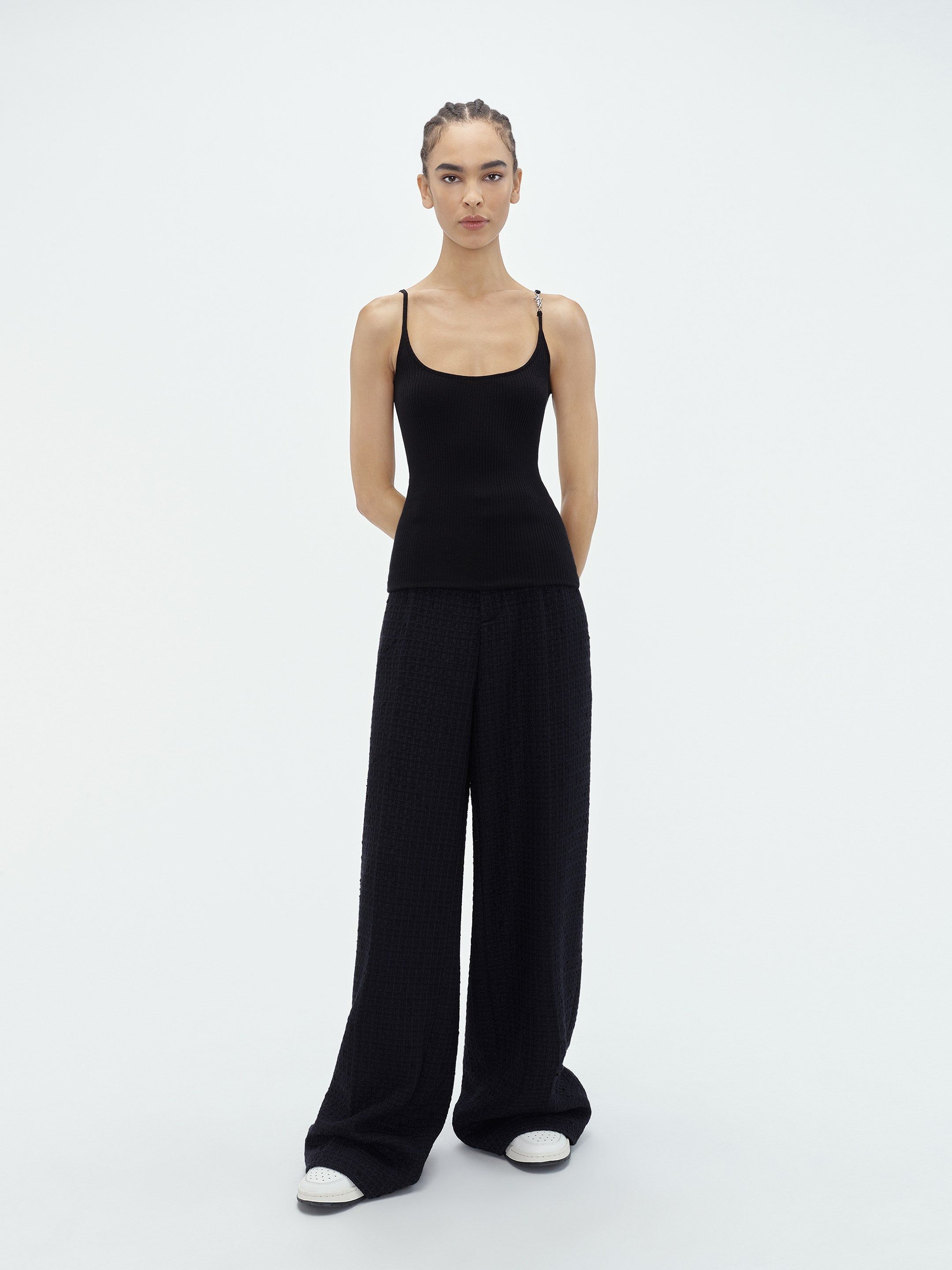 Amiri Vertical Tank Top Triko Kadın Siyah | URJ703129