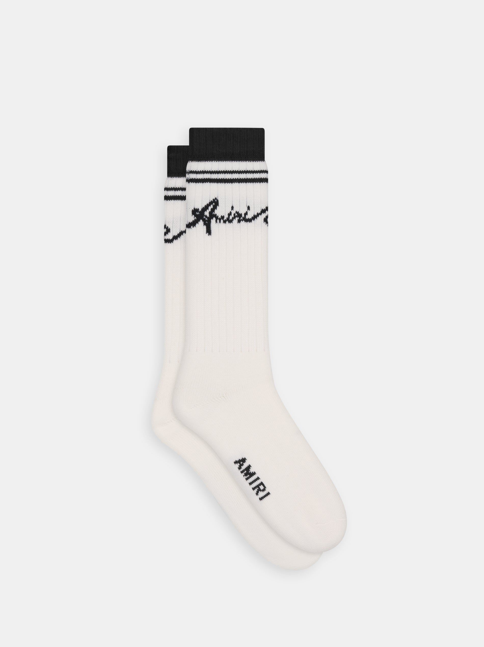 Amiri Wave Socks Çorap Erkek Siyah | DCV952614