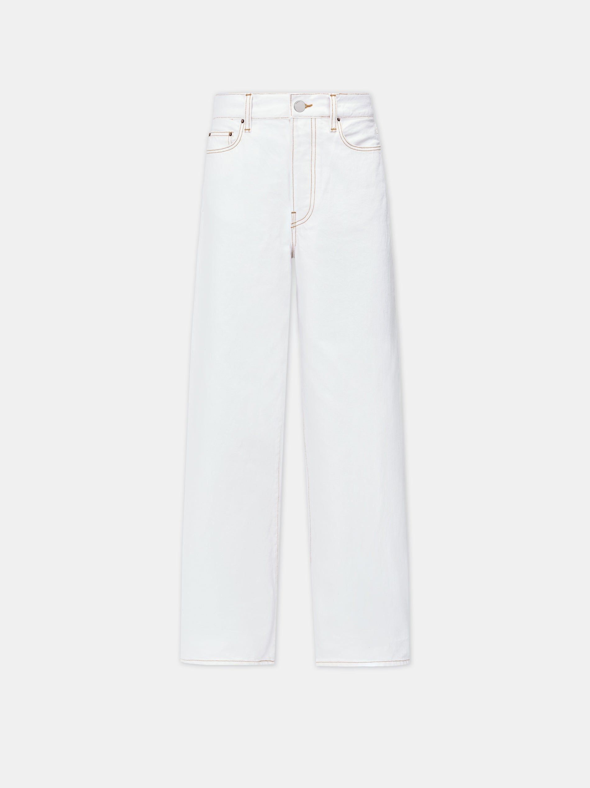 Amiri Wide Straight Jean Denim Kadın Beyaz | QTE796805